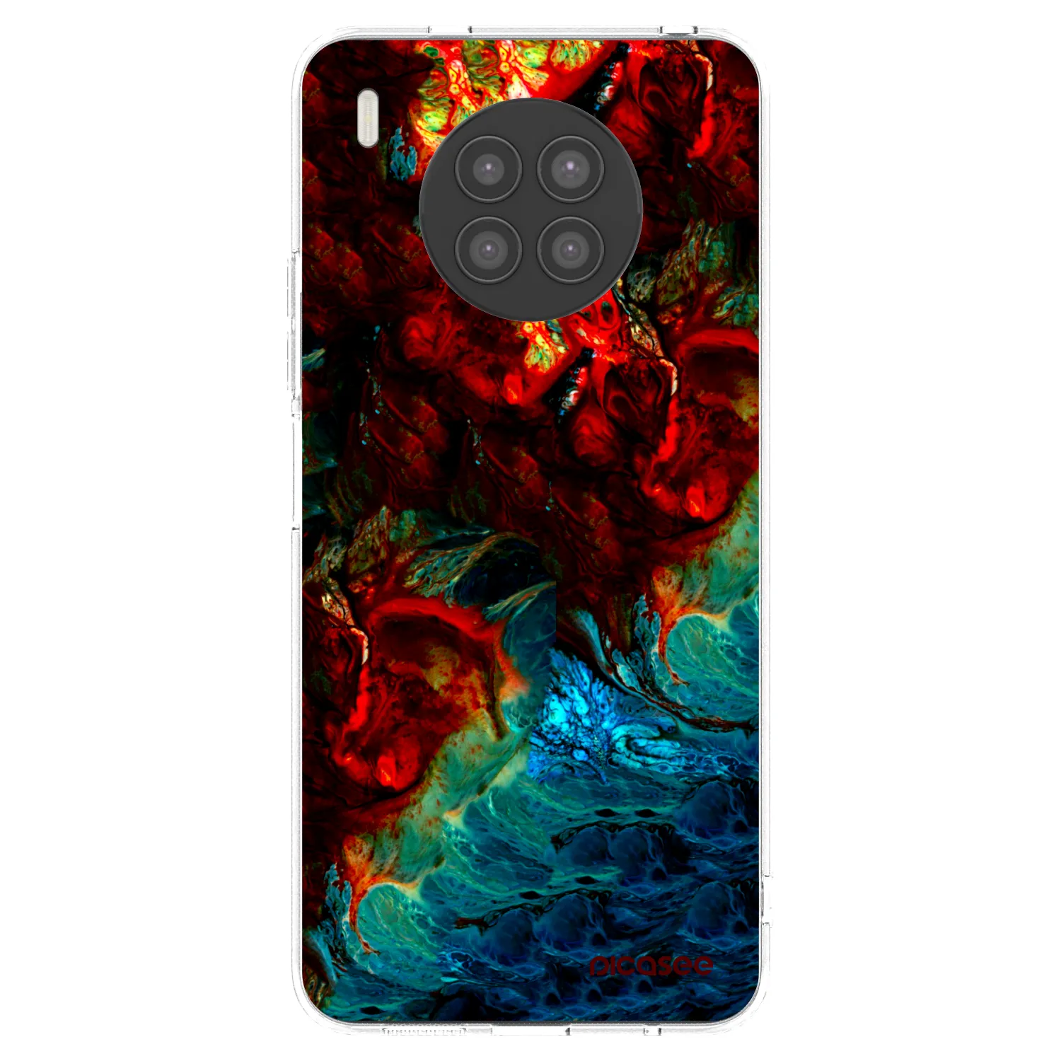 Picasee silikonový průhledný obal pro Huawei Nova 8i - Universe