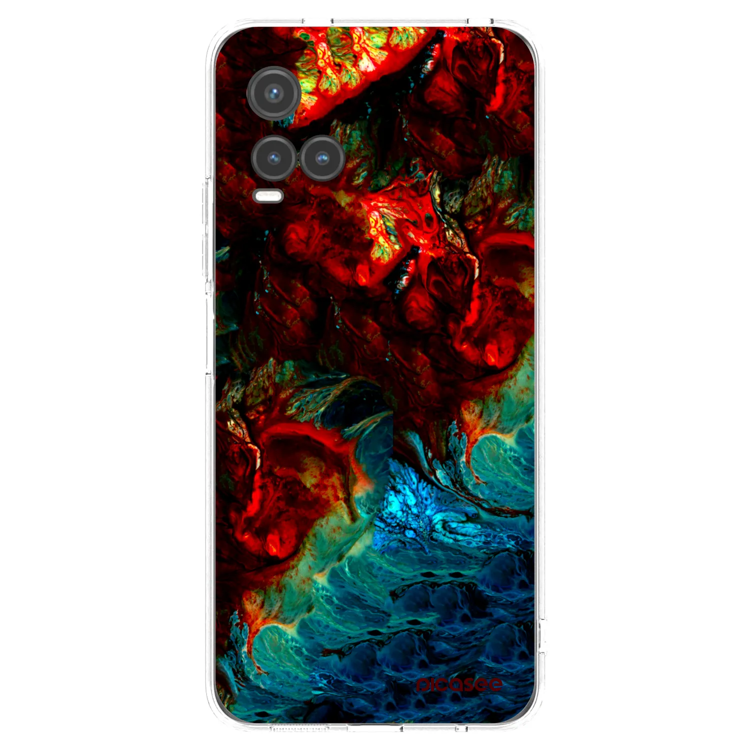 Picasee silikonový průhledný obal pro Vivo Y33s - Universe