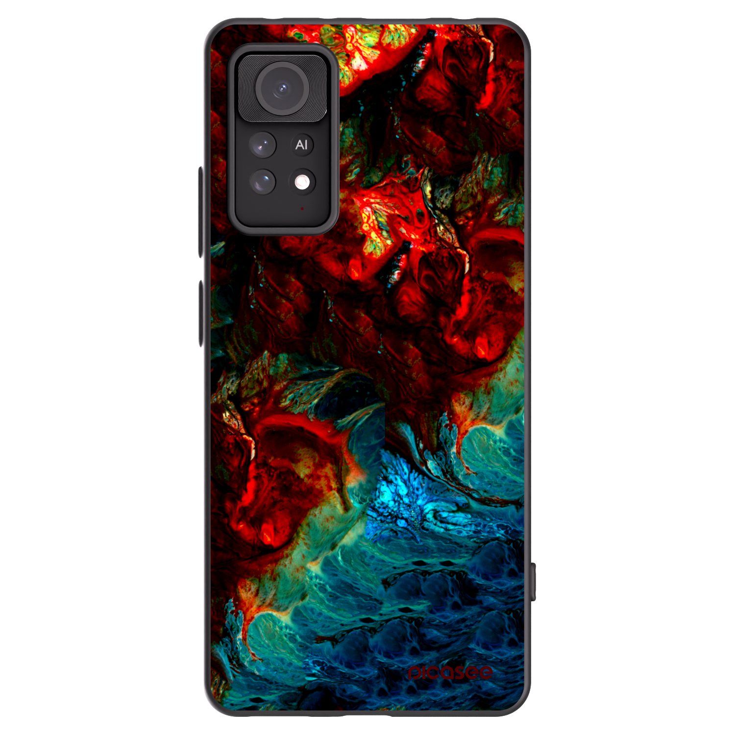 Picasee silikonový černý obal pro Xiaomi Redmi Note 11 Pro 5G - Universe