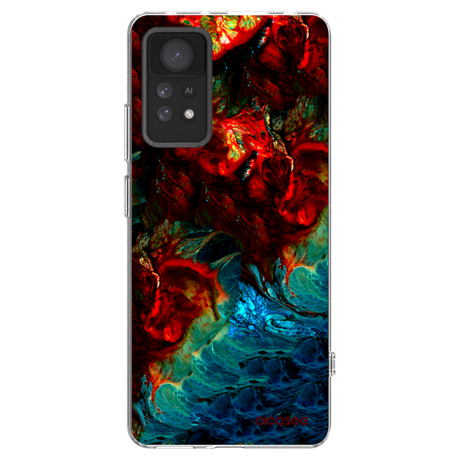 Picasee silikonový průhledný obal pro Xiaomi Redmi Note 11 Pro 5G - Universe