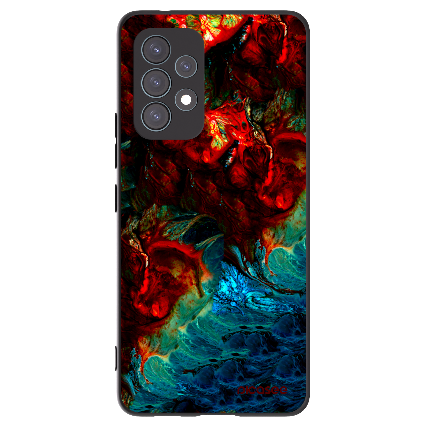 Picasee silikonový černý obal pro Samsung Galaxy A53 5G A536 - Universe