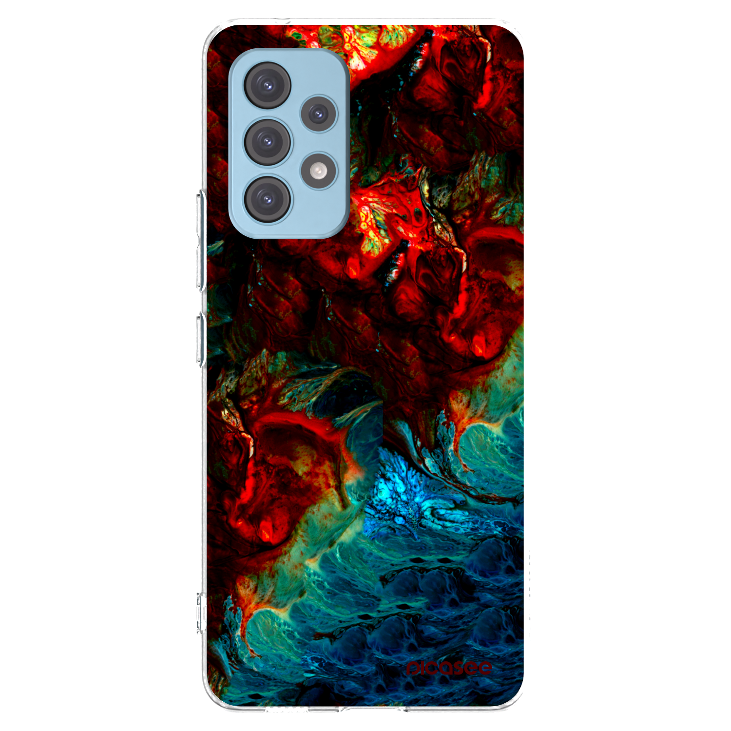 Picasee silikonový průhledný obal pro Samsung Galaxy A53 5G A536 - Universe