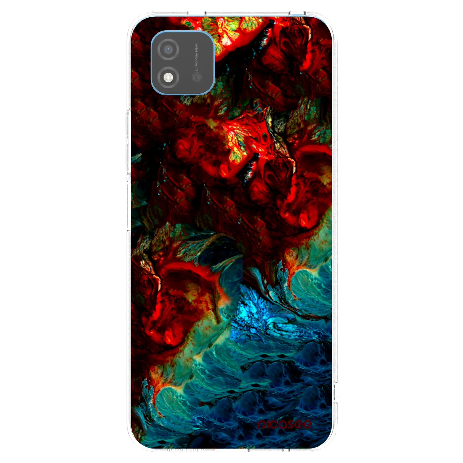 Picasee silikonový průhledný obal pro Realme C11 (2021) - Universe