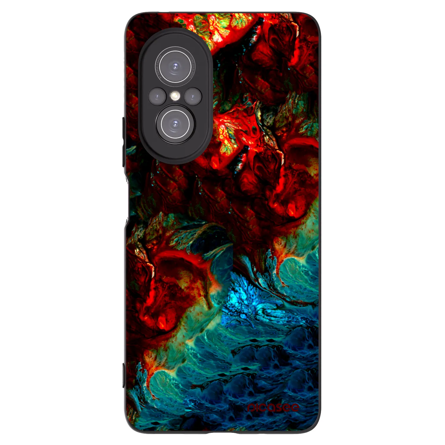 Picasee silikonový černý obal pro Huawei Nova 9 SE - Universe
