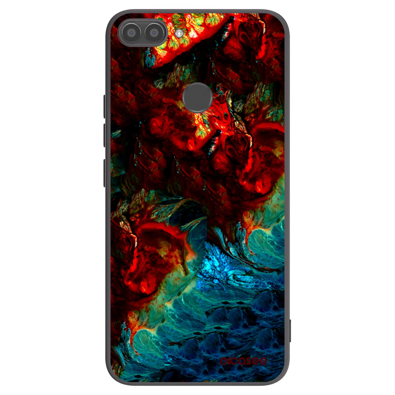 Picasee silikonový černý obal pro Huawei P Smart - Universe