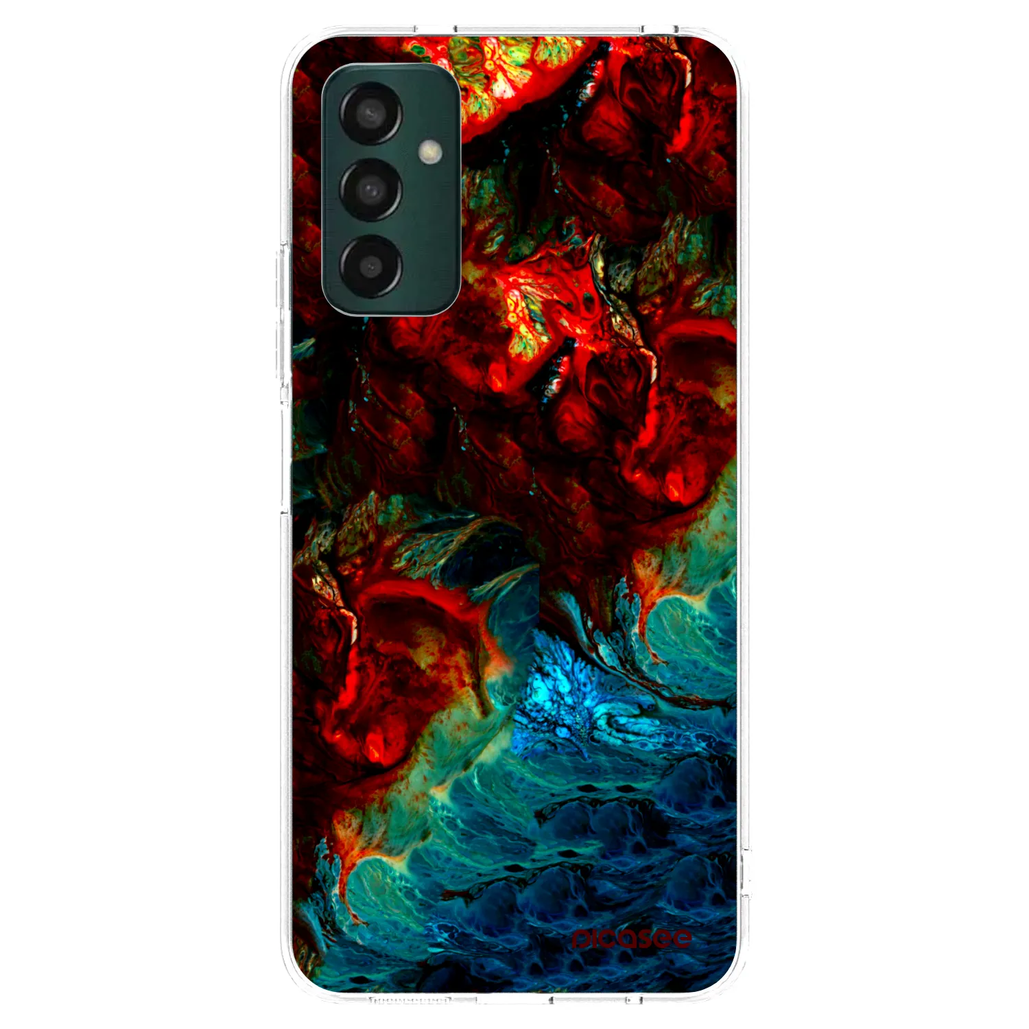 Picasee silikonový průhledný obal pro Samsung Galaxy M23 5G - Universe