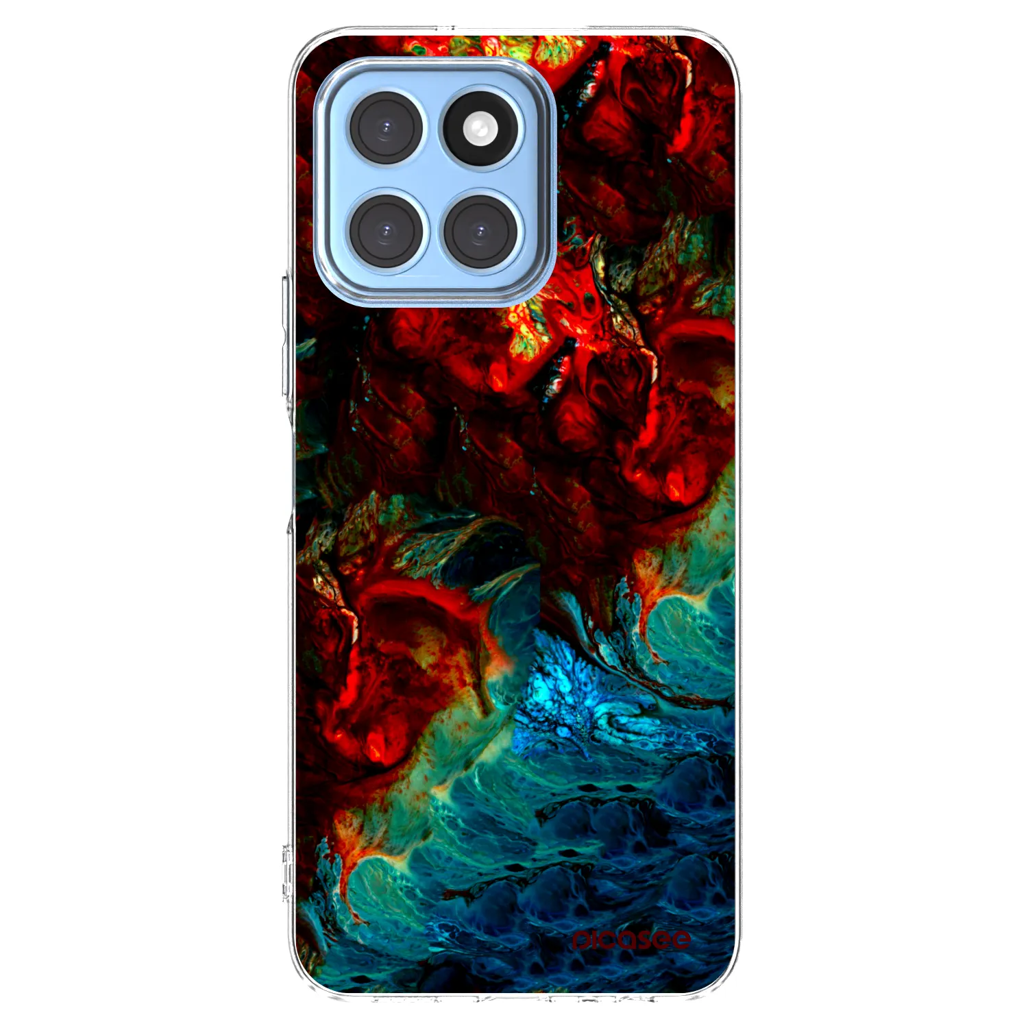 Picasee silikonový průhledný obal pro Honor X8 5G - Universe