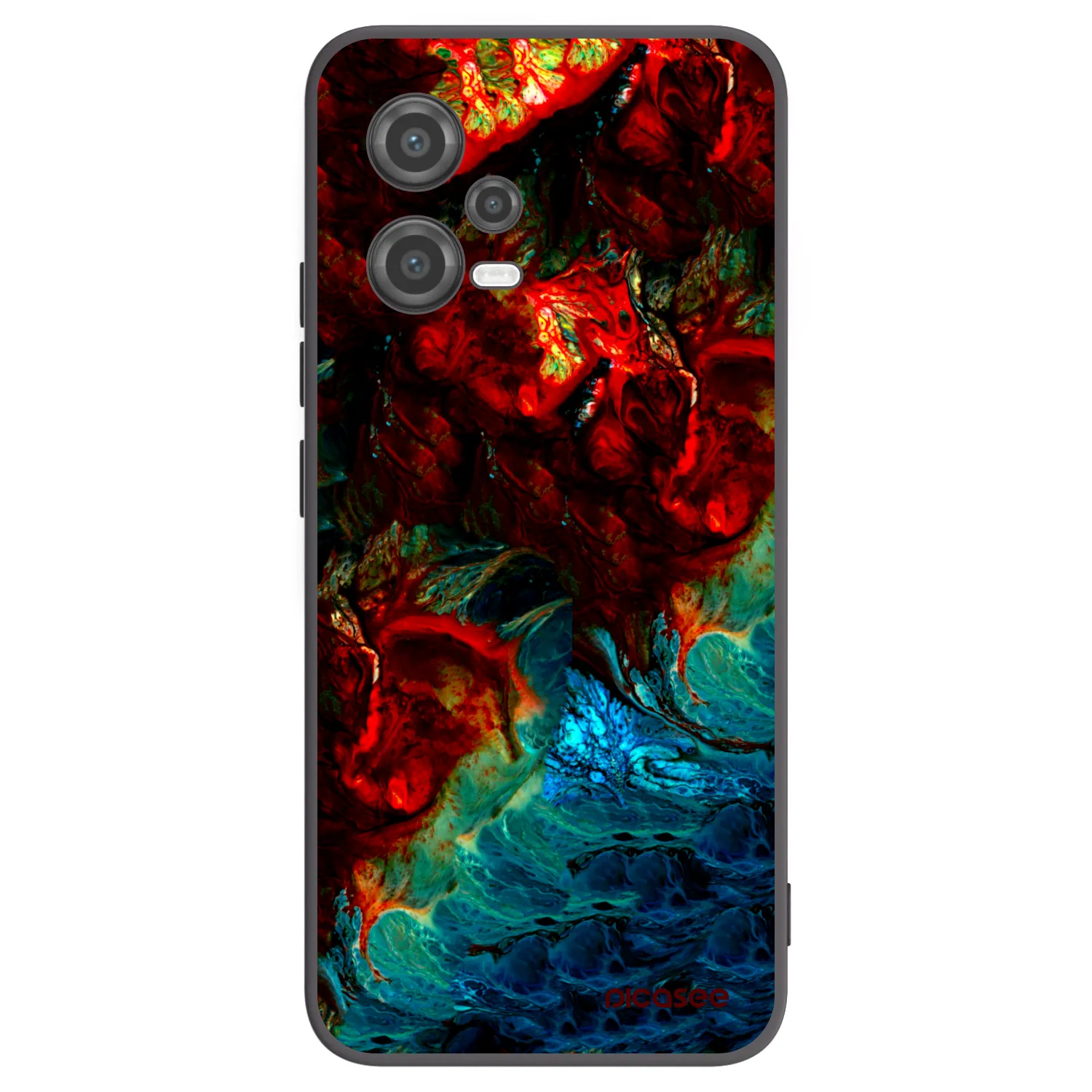 Picasee silikonový černý obal pro Xiaomi Poco X5 - Universe