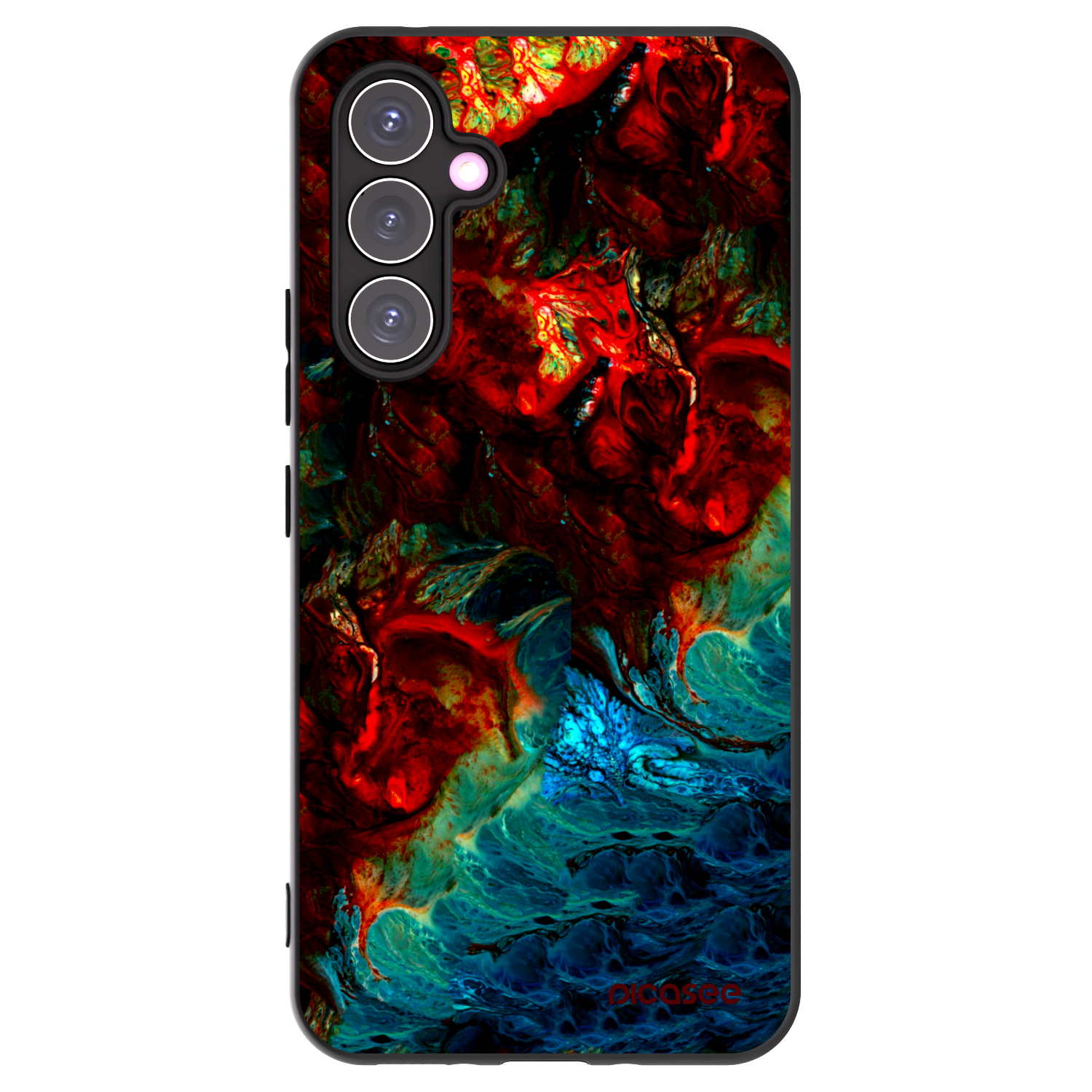 Picasee silikonový černý obal pro Samsung Galaxy A54 5G A546B - Universe