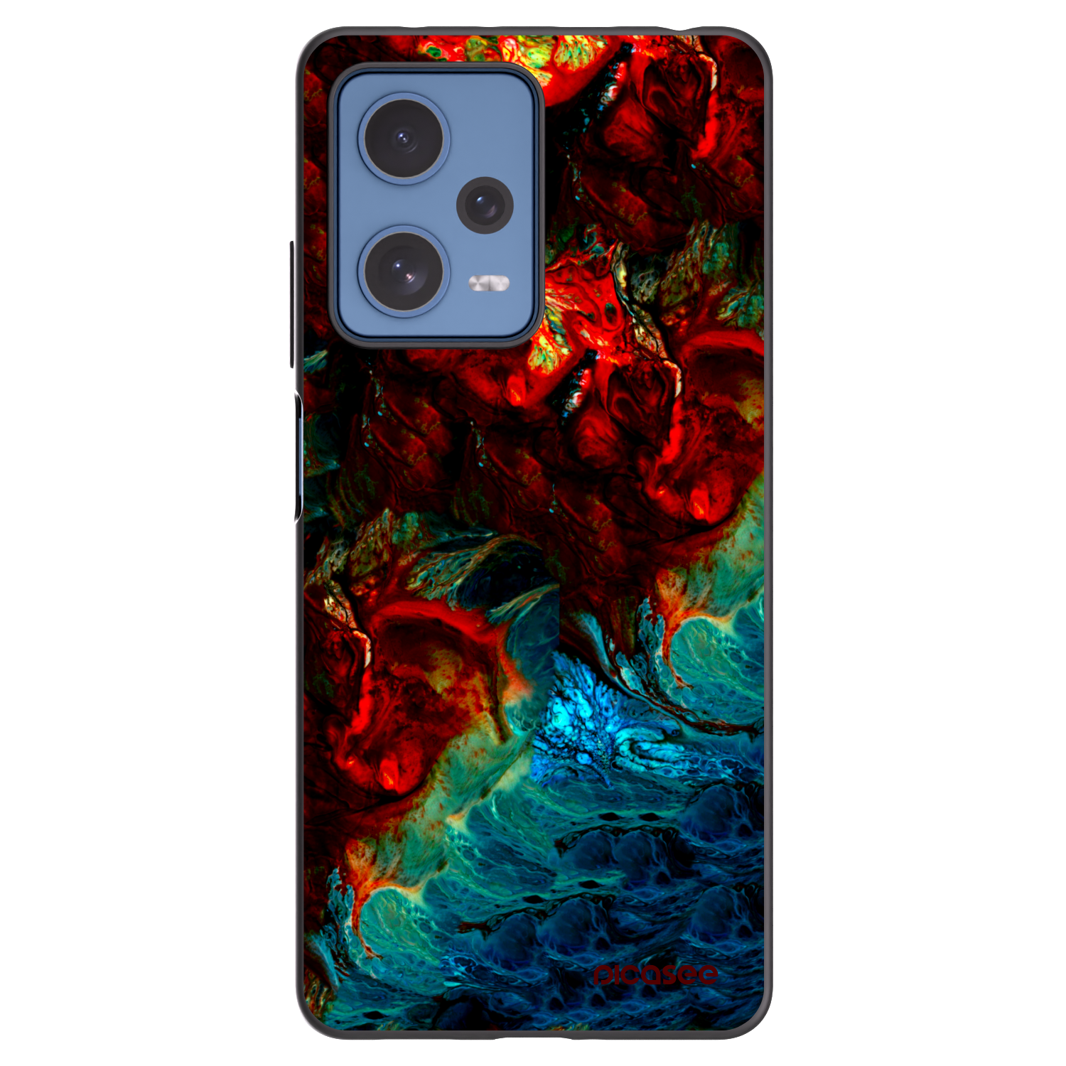 Picasee silikonový černý obal pro Xiaomi Redmi Note 12 Pro 5G - Universe