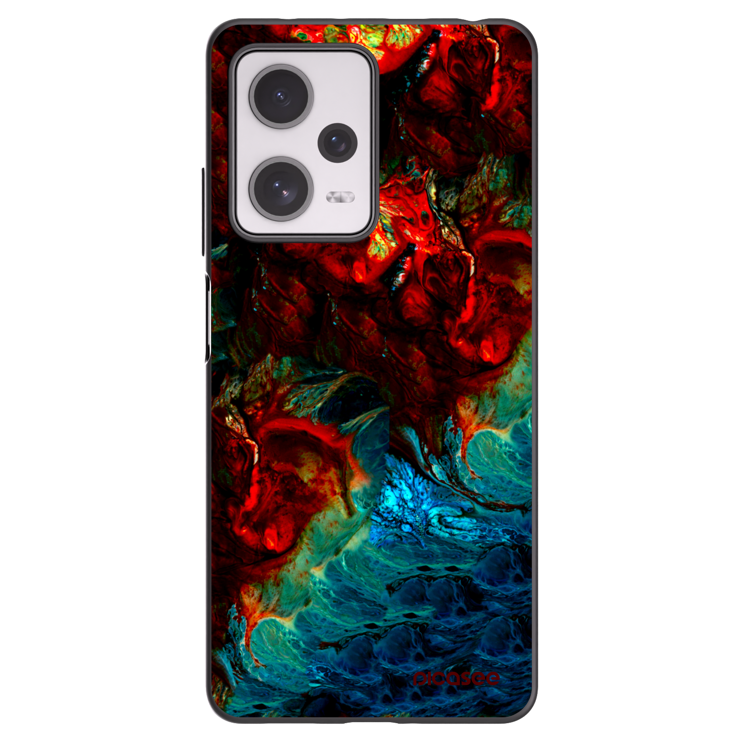 Picasee silikonový černý obal pro Xiaomi Redmi Note 12 Pro+ 5G - Universe
