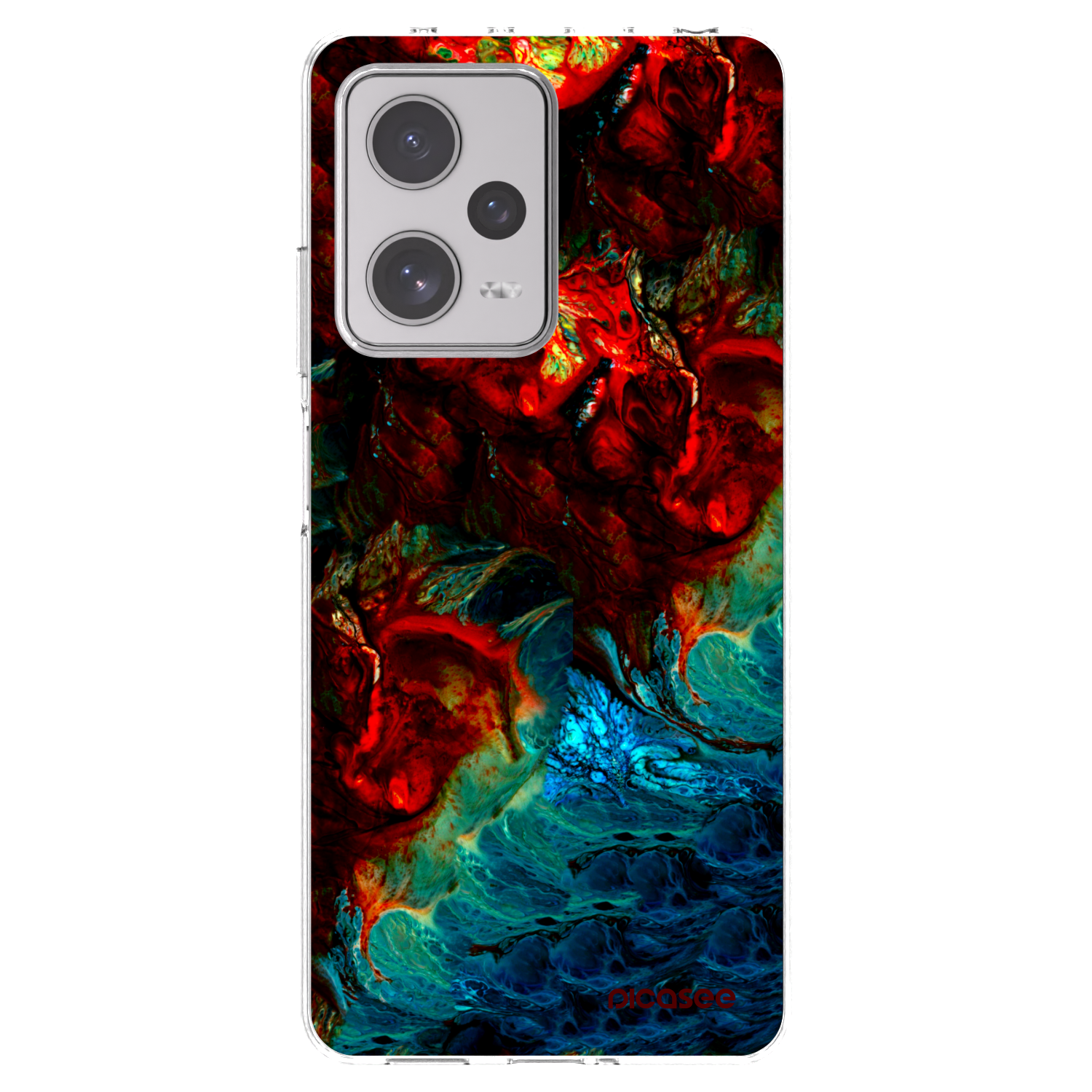 Picasee silikonový průhledný obal pro Xiaomi Redmi Note 12 Pro+ 5G - Universe