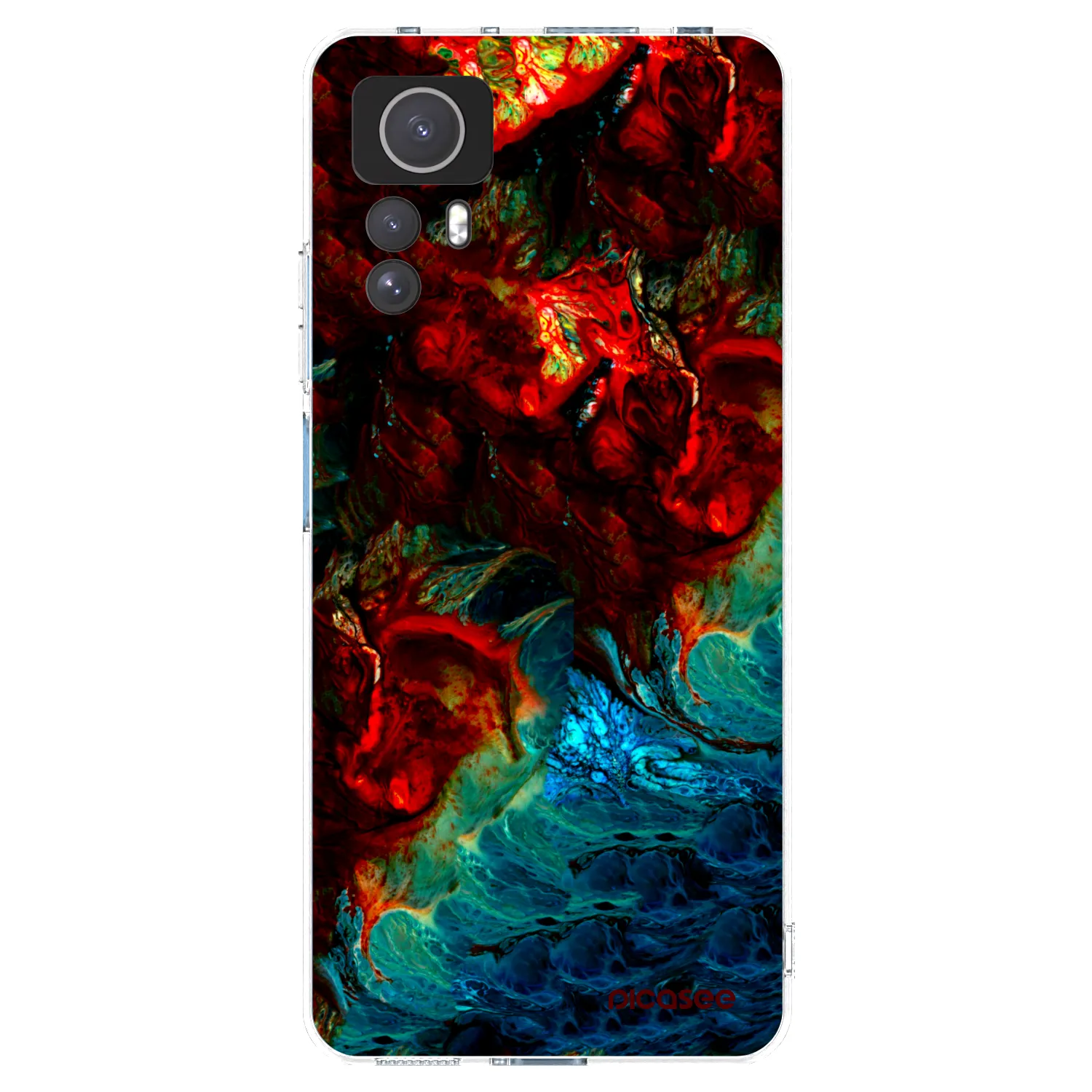 Picasee silikonový průhledný obal pro Xiaomi Redmi Note 12S - Universe