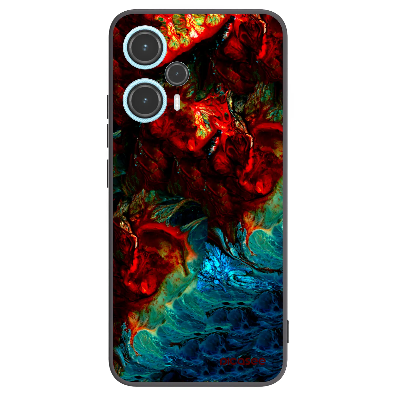 Picasee silikonový černý obal pro Xiaomi Poco F5 - Universe