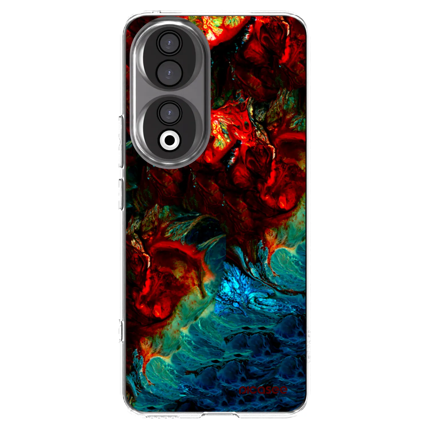 Picasee silikonový průhledný obal pro Honor 90 5G - Universe