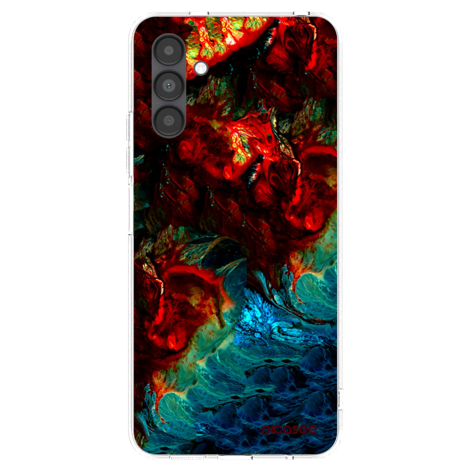 Picasee silikonový průhledný obal pro Samsung Galaxy A04s A047F - Universe
