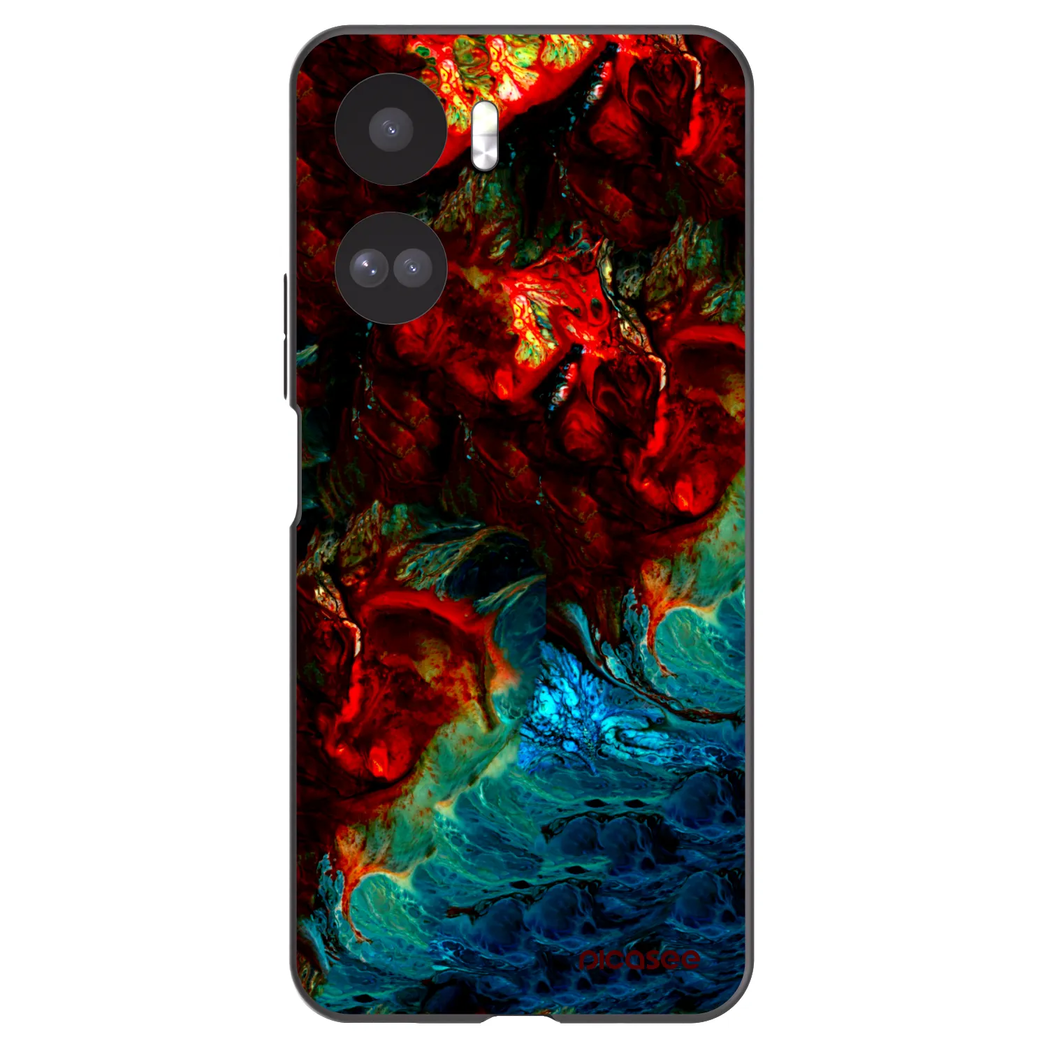 Picasee silikonový černý obal pro Honor 90 Lite 5G - Universe