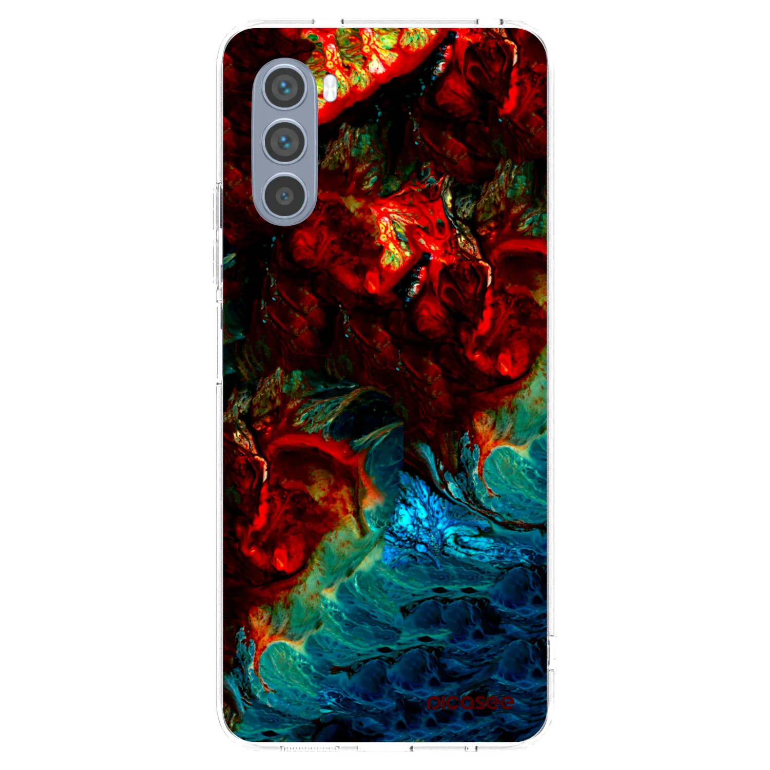 Picasee silikonový průhledný obal pro Motorola Moto G62 - Universe