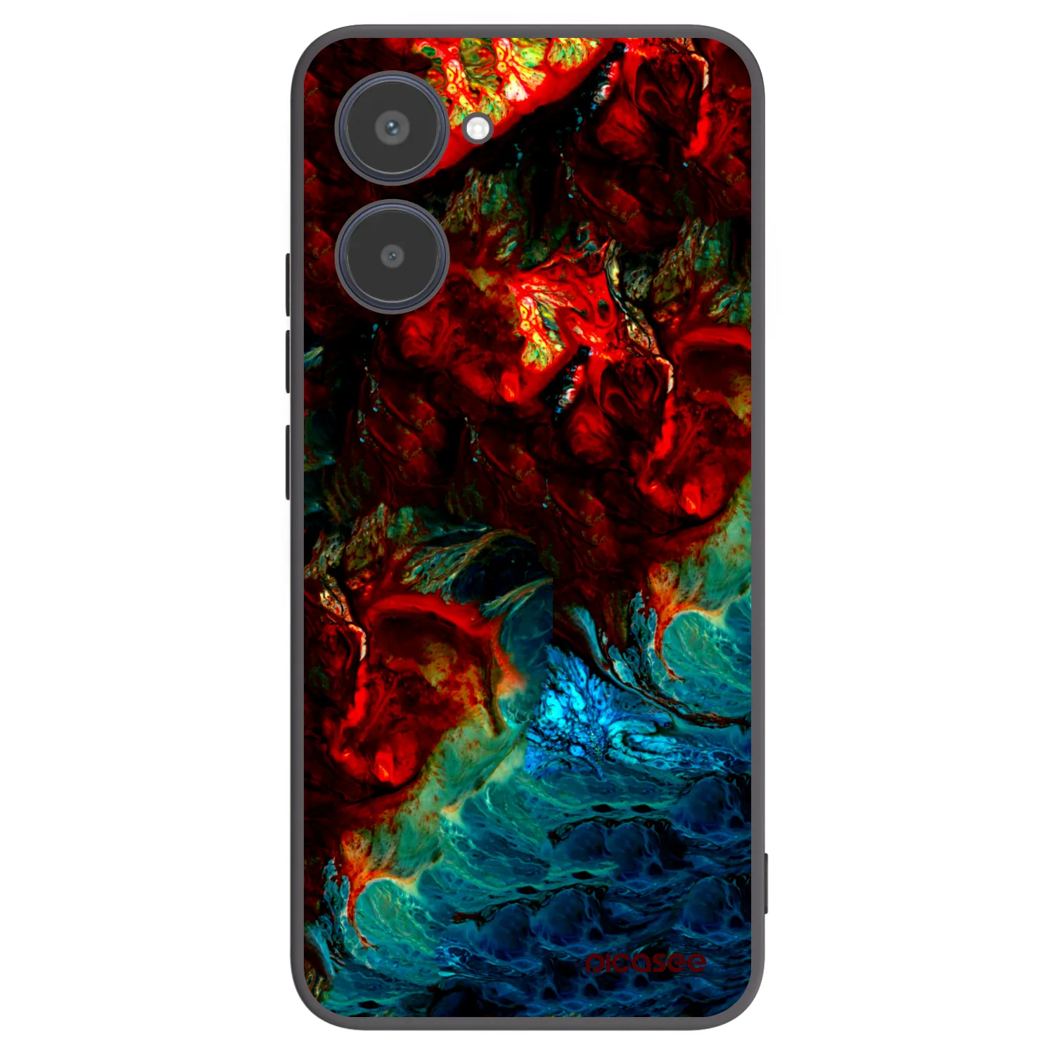 Picasee silikonový černý obal pro Realme 10 4G - Universe