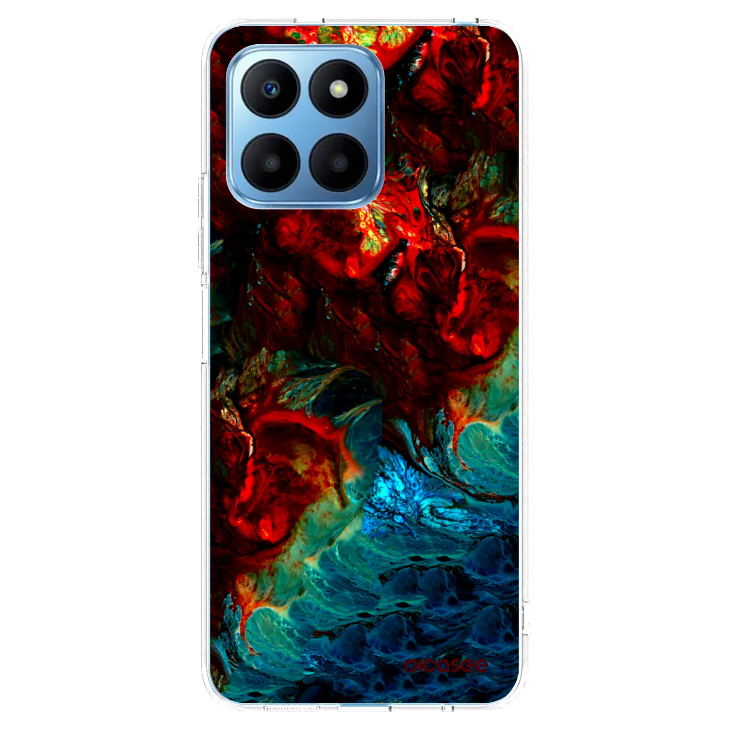Picasee silikonový průhledný obal pro Honor 70 Lite - Universe