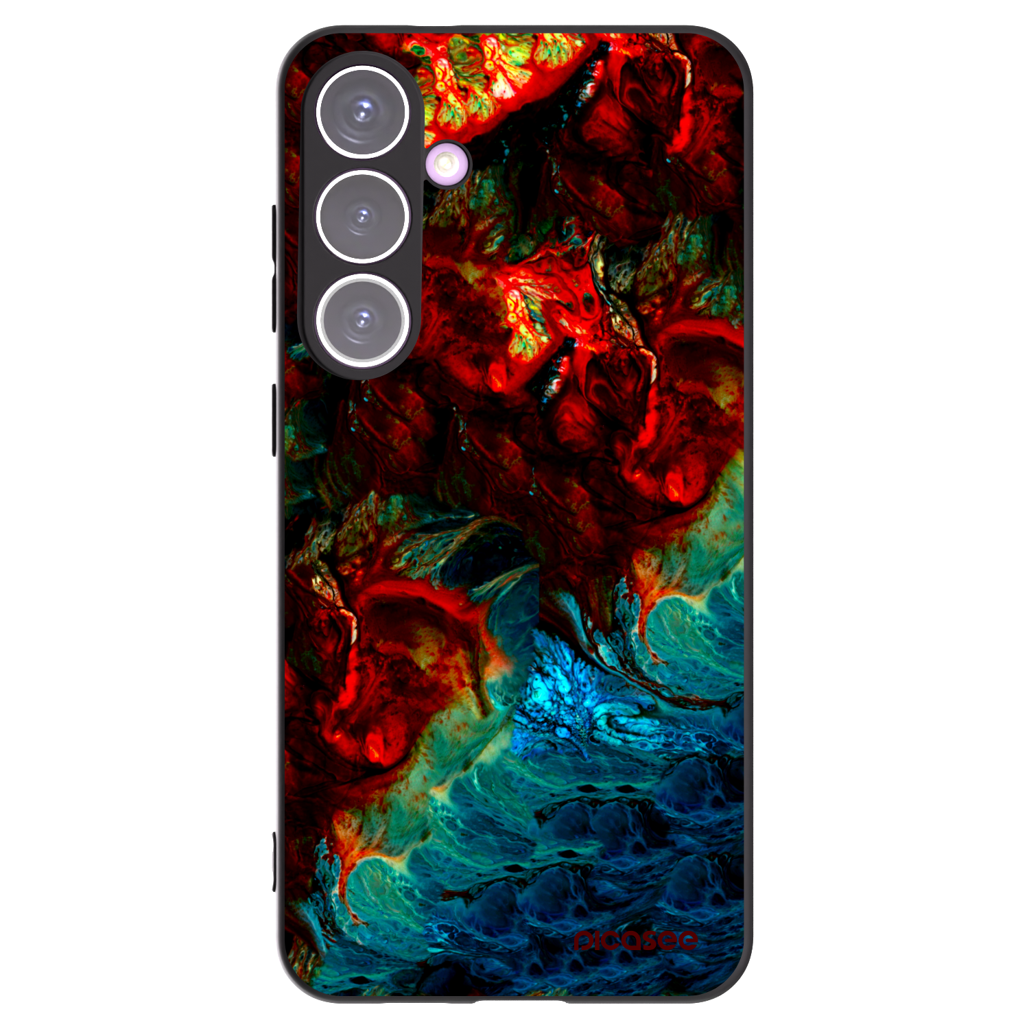 Picasee silikonový černý obal pro Samsung Galaxy S24+ S926B 5G - Universe