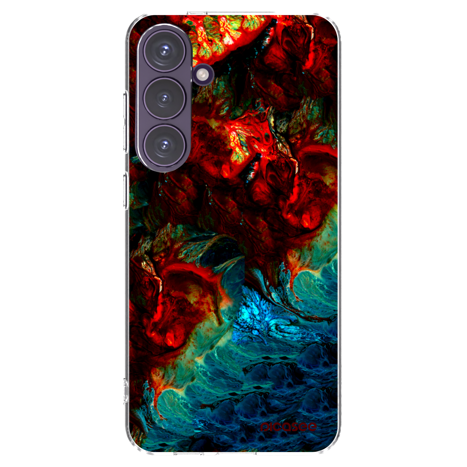 Picasee silikonový průhledný obal pro Samsung Galaxy S24+ S926B 5G - Universe