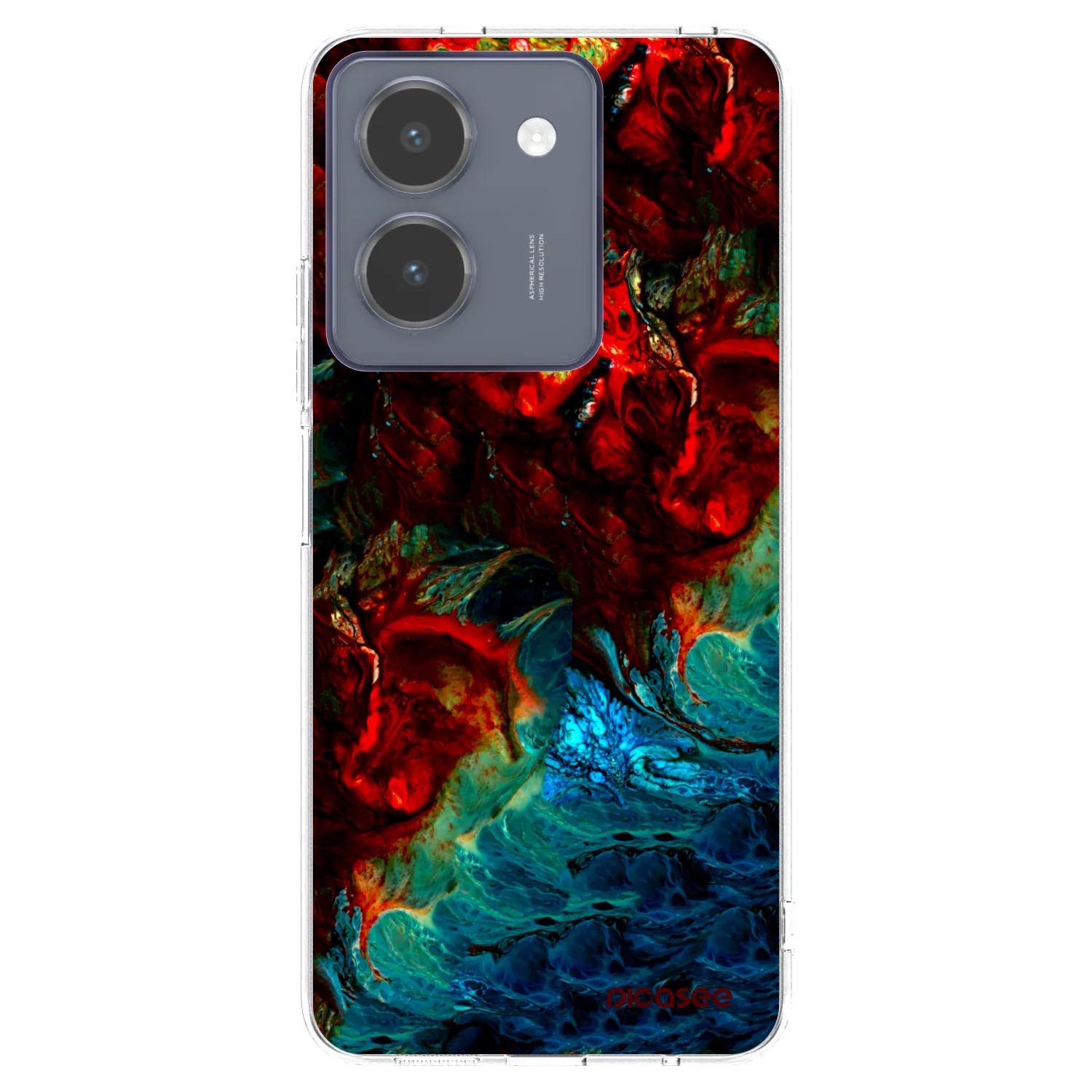 Picasee silikonový průhledný obal pro Vivo Y36 4G - Universe