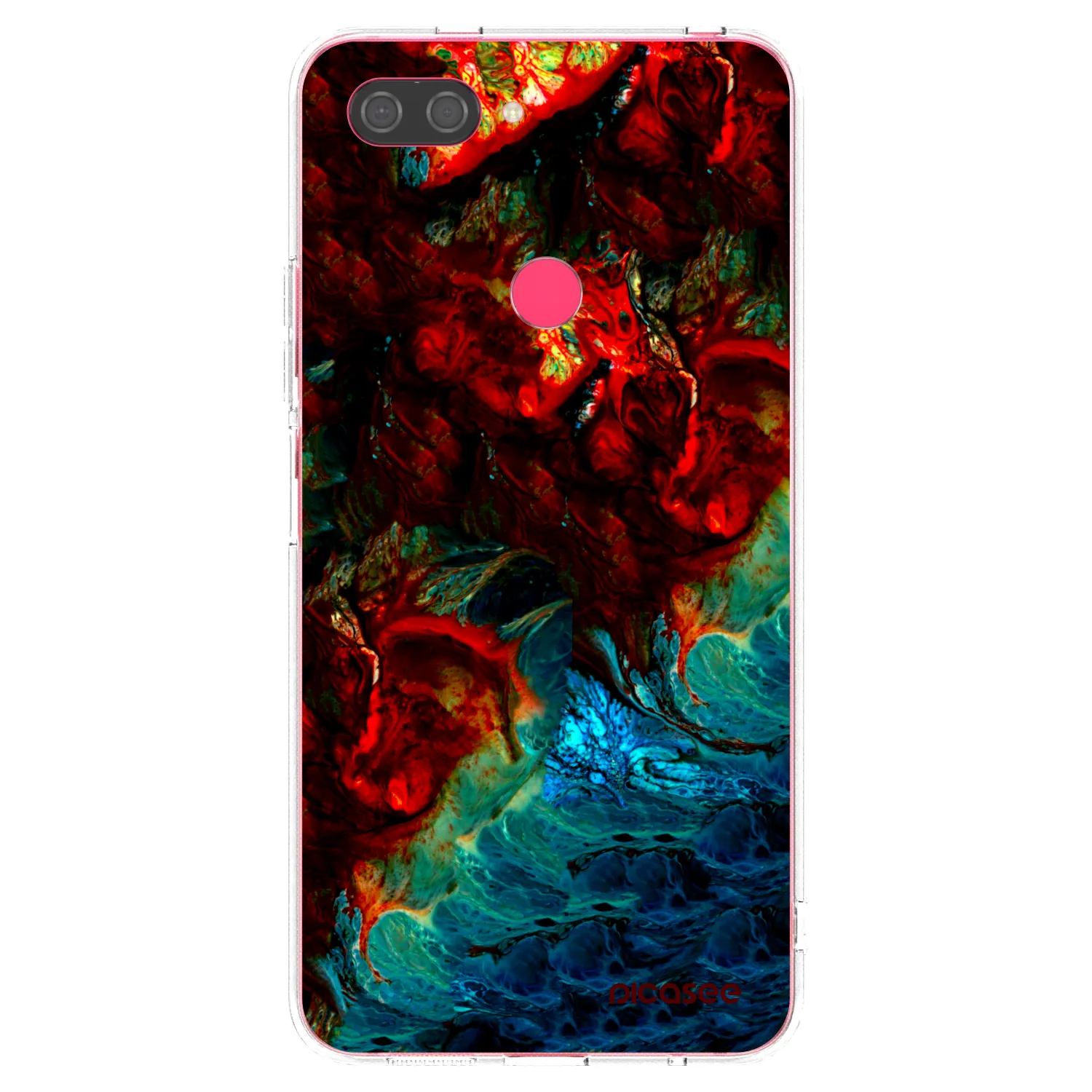 Picasee silikonový průhledný obal pro Xiaomi Mi 8 Lite - Universe
