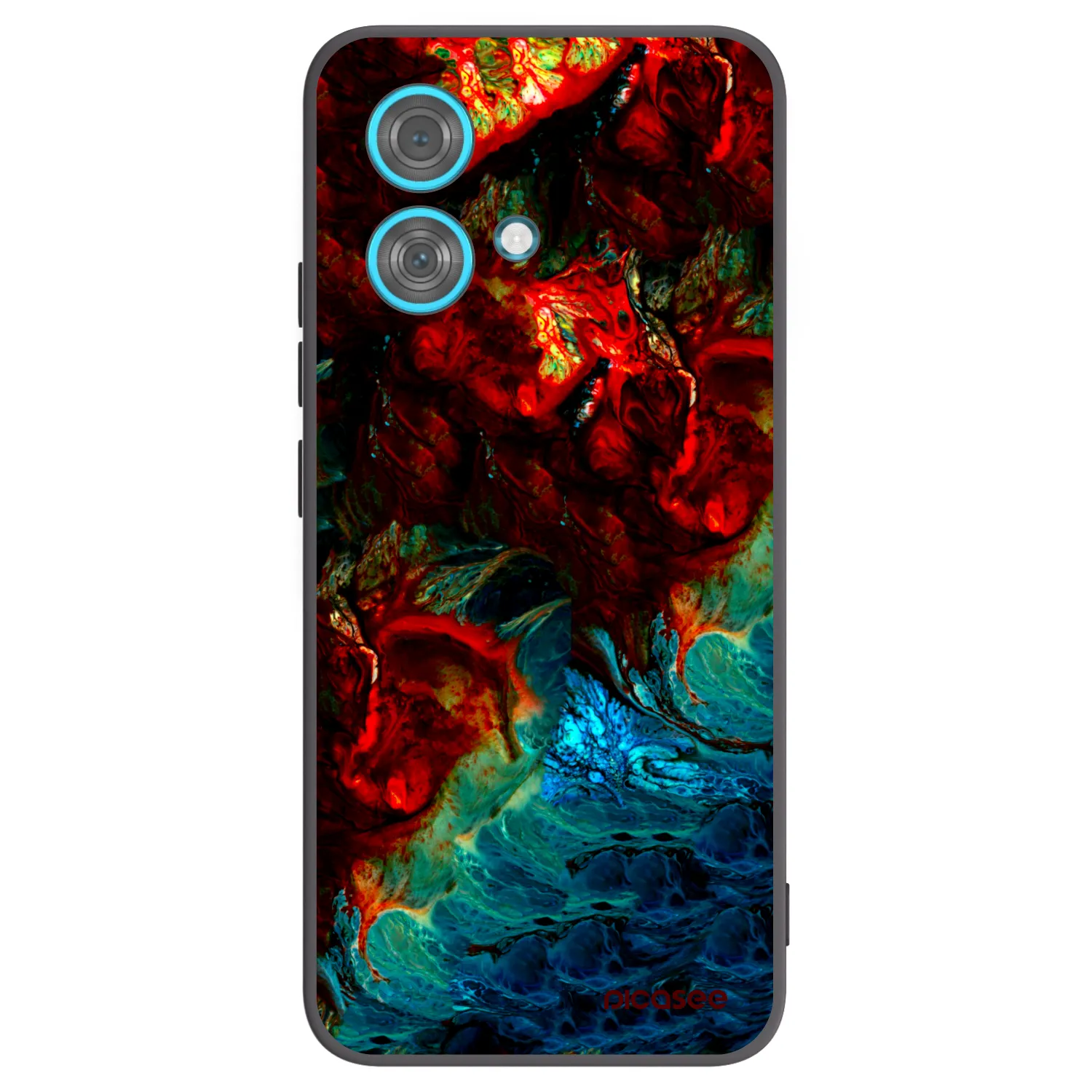Picasee silikonový černý obal pro Motorola Edge 40 Neo - Universe