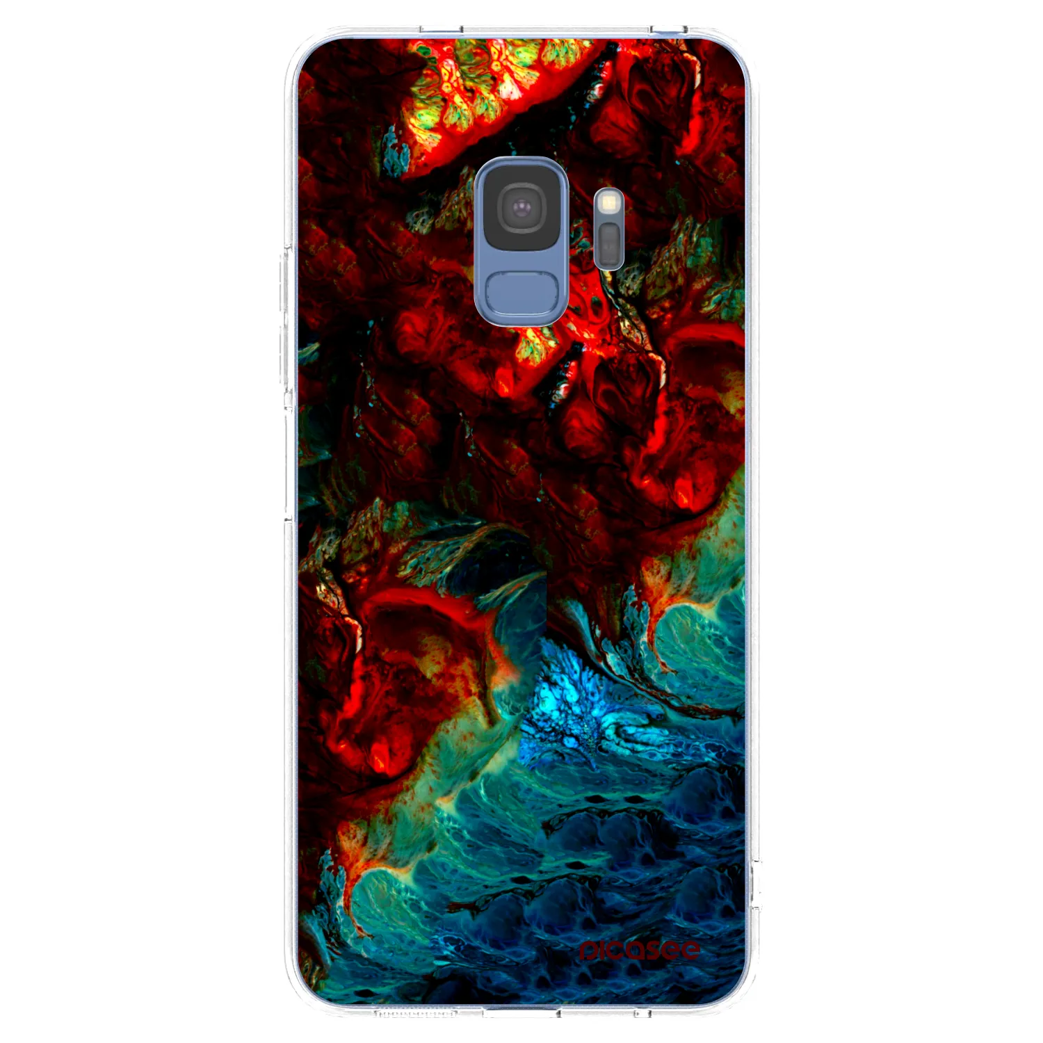 Picasee silikonový průhledný obal pro Samsung Galaxy S9 G960F - Universe