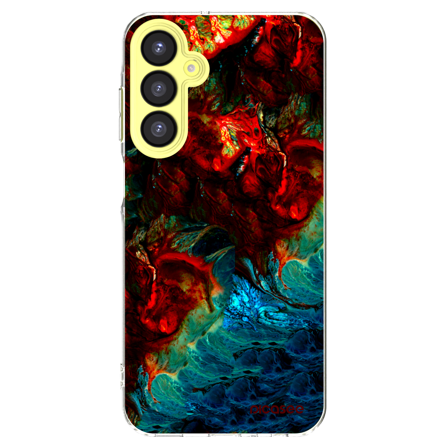 Picasee silikonový průhledný obal pro Samsung Galaxy A25 A256B 5G - Universe