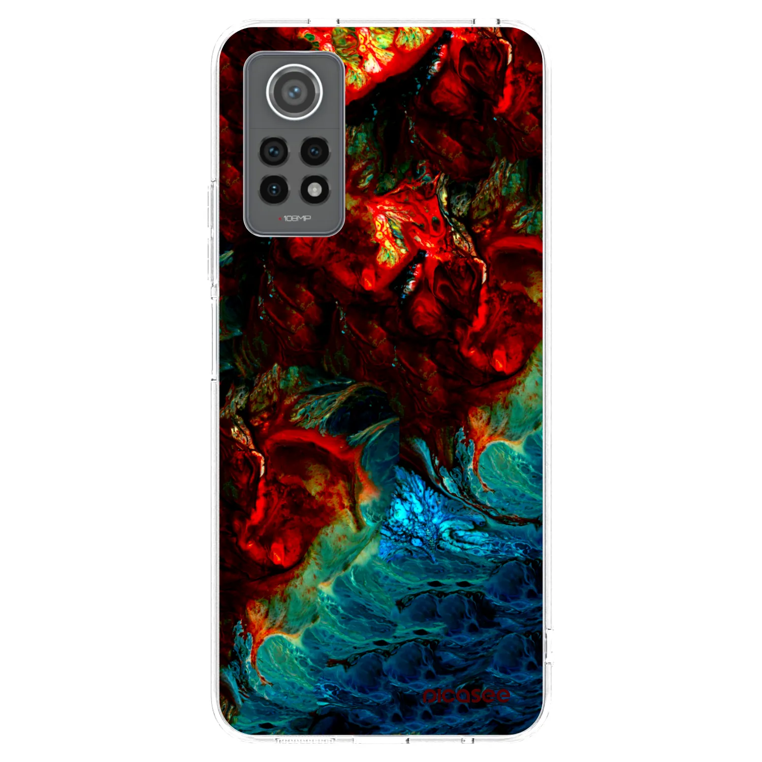 Picasee silikonový průhledný obal pro Xiaomi Redmi Note 12 Pro 4G - Universe