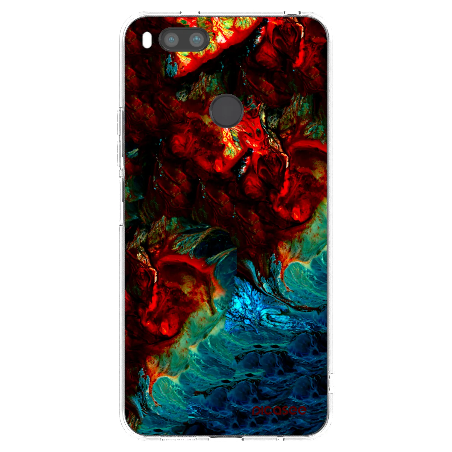 Picasee silikonový průhledný obal pro Xiaomi Mi A1 Global - Universe