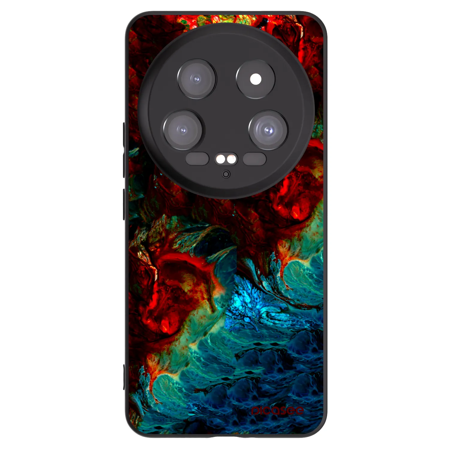 Picasee silikonový černý obal pro Xiaomi 14 Ultra - Universe