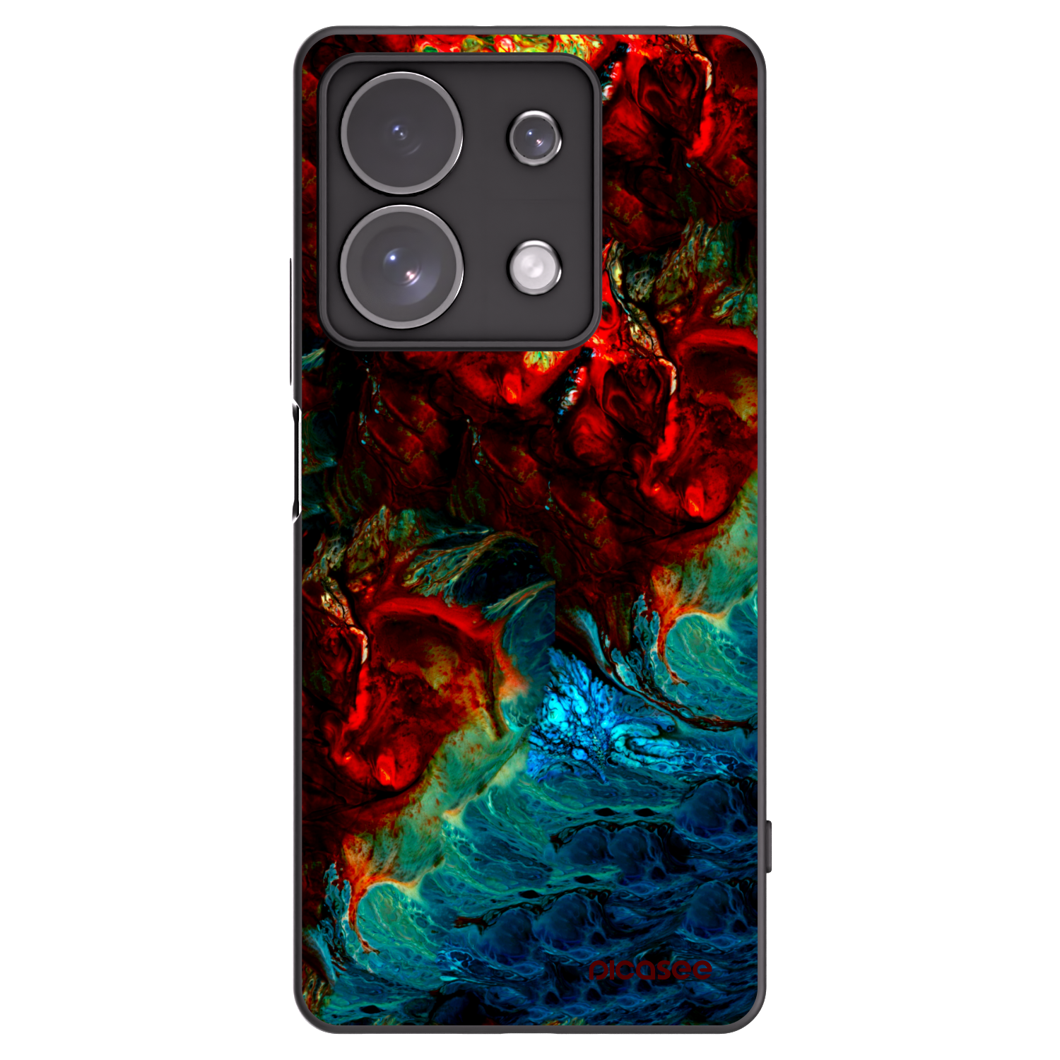 Picasee silikonový černý obal pro Xiaomi Redmi Note 13 Pro 4G - Universe