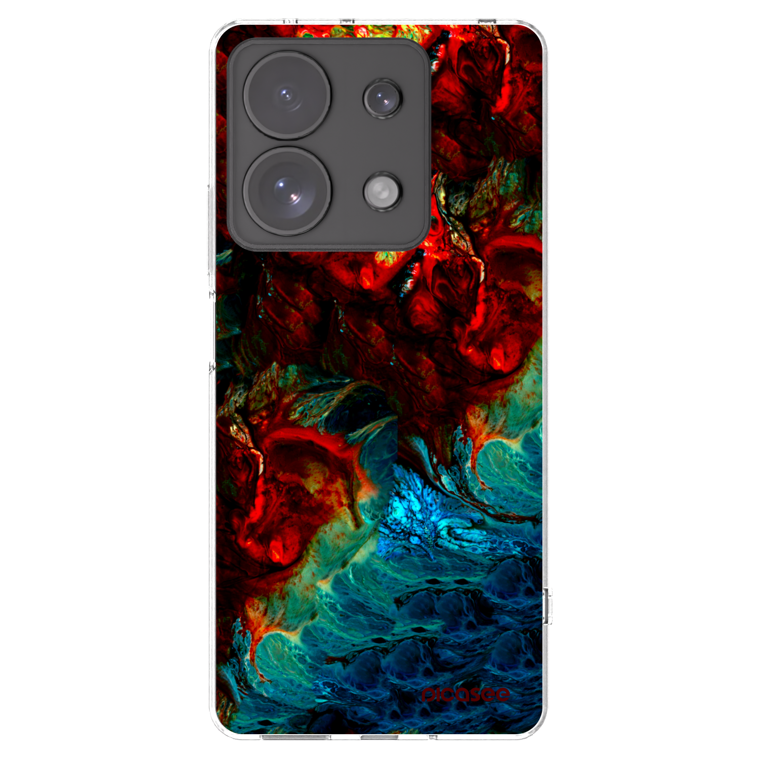 Picasee silikonový průhledný obal pro Xiaomi Redmi Note 13 Pro 4G - Universe
