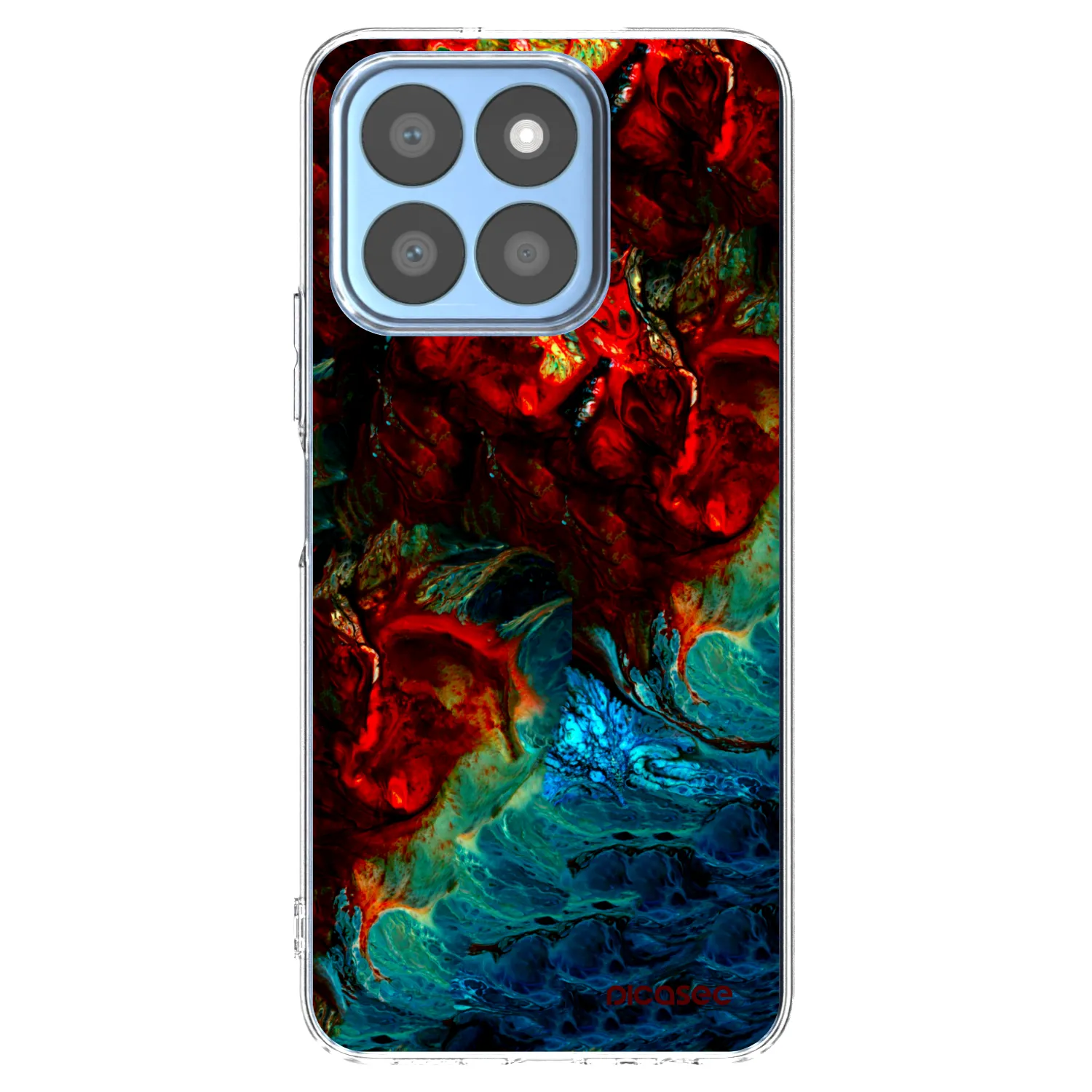 Picasee silikonový průhledný obal pro Honor X8b - Universe
