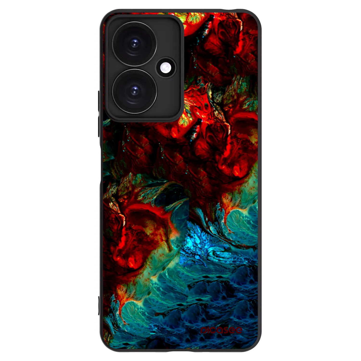 Picasee silikonový černý obal pro Xiaomi Redmi 13C 5G - Universe