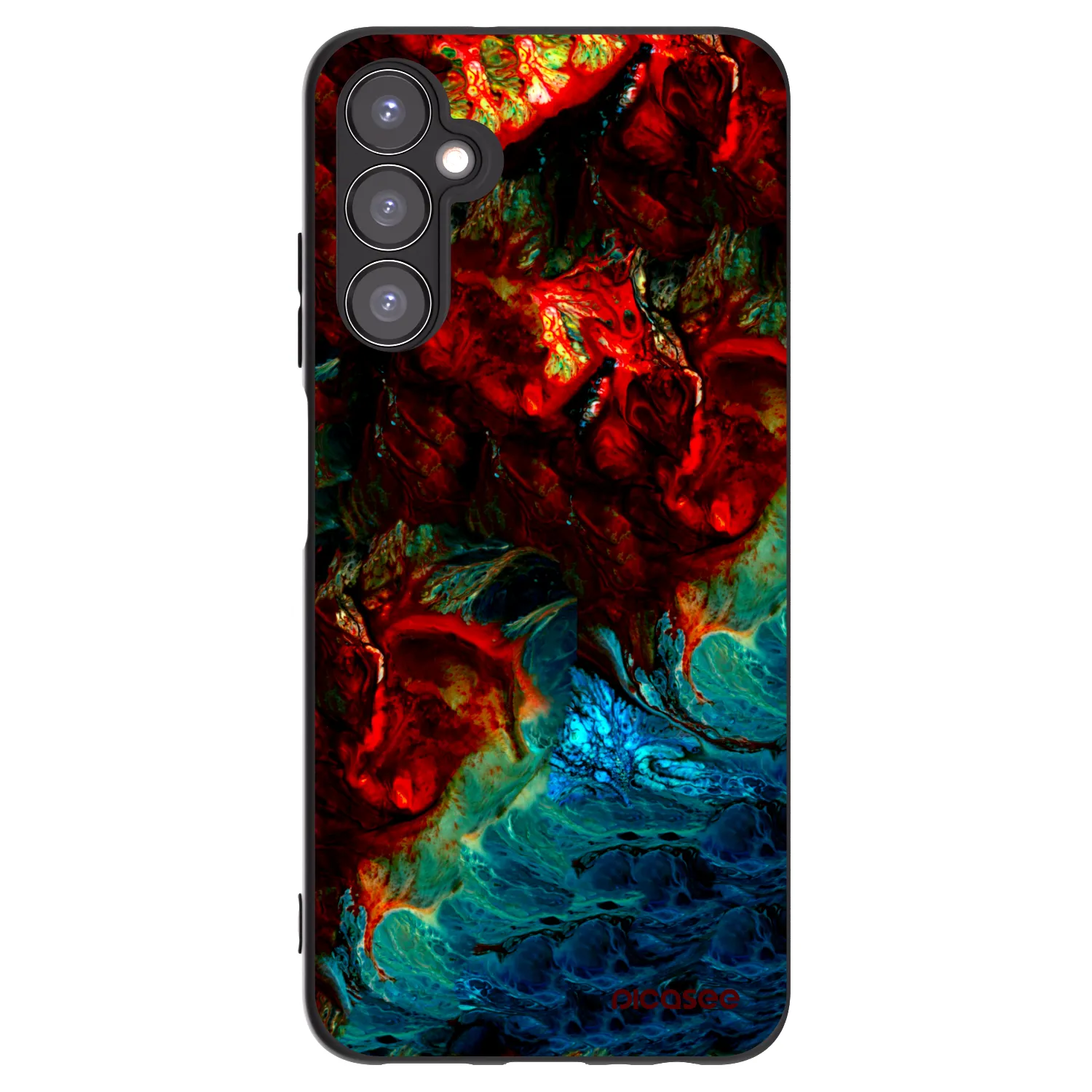 Picasee silikonový černý obal pro Samsung Galaxy A05s A057G - Universe