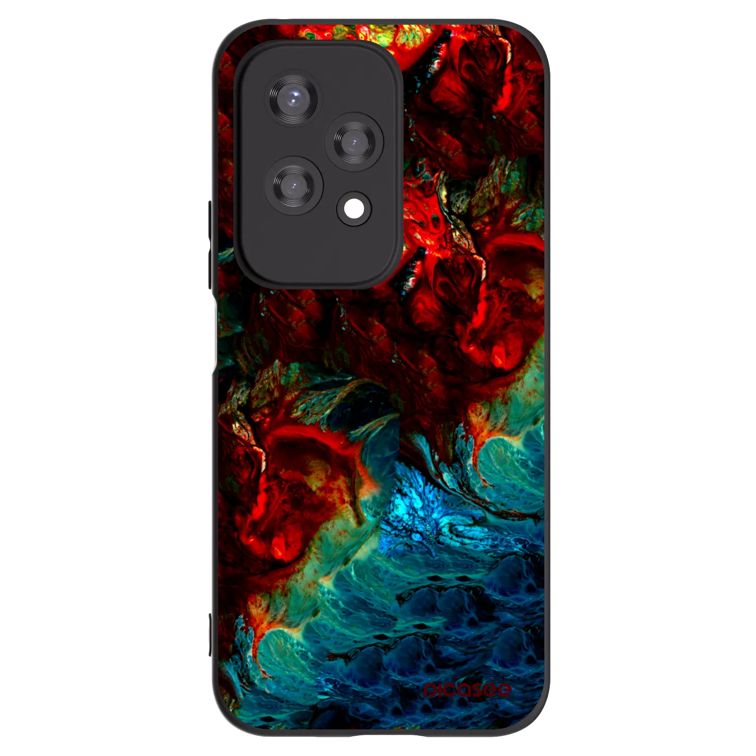 Picasee silikonový černý obal pro Honor 200 Lite - Universe