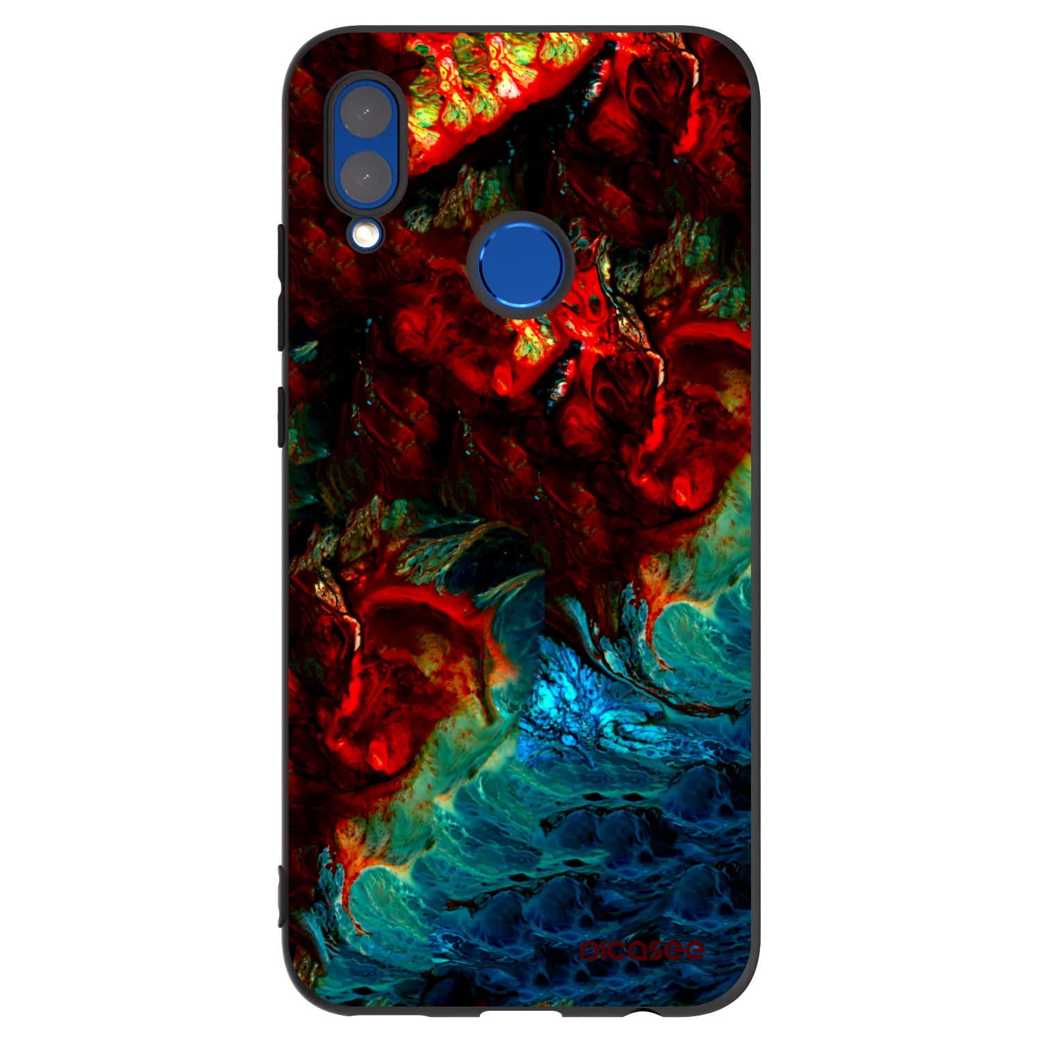 Picasee silikonový černý obal pro Huawei P Smart 2019 - Universe