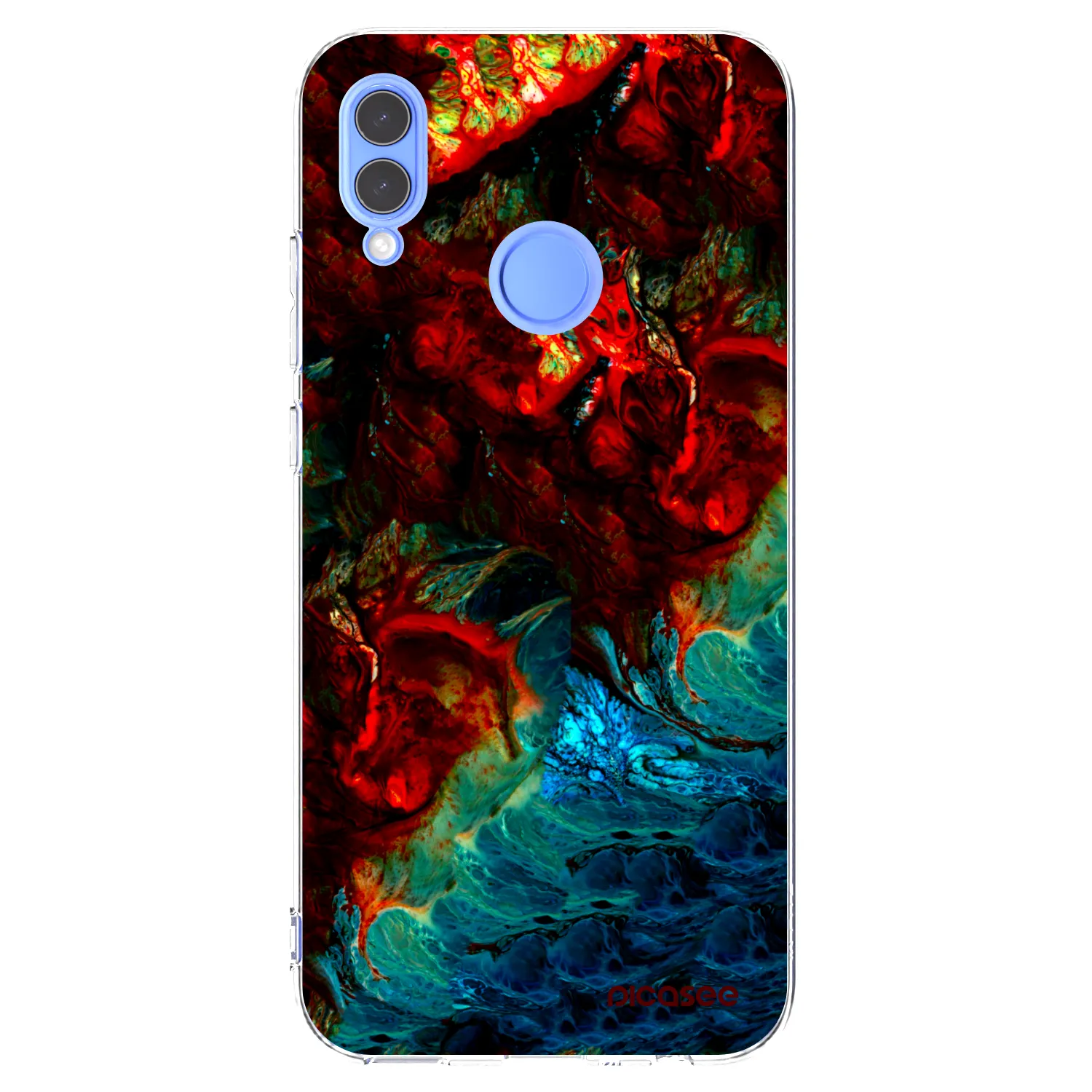 Picasee silikonový průhledný obal pro Honor 10 Lite - Universe
