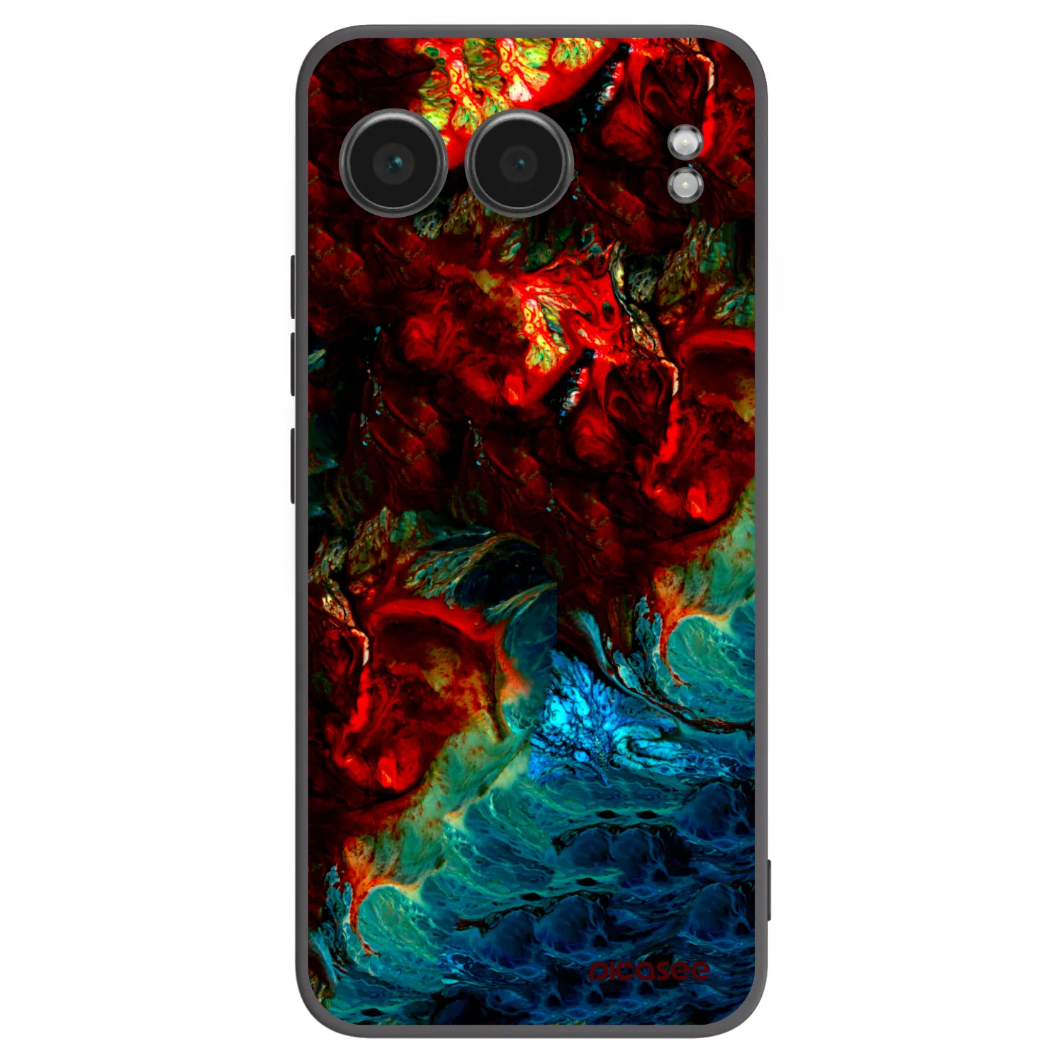 Picasee silikonový černý obal pro OnePlus Nord 4 - Universe