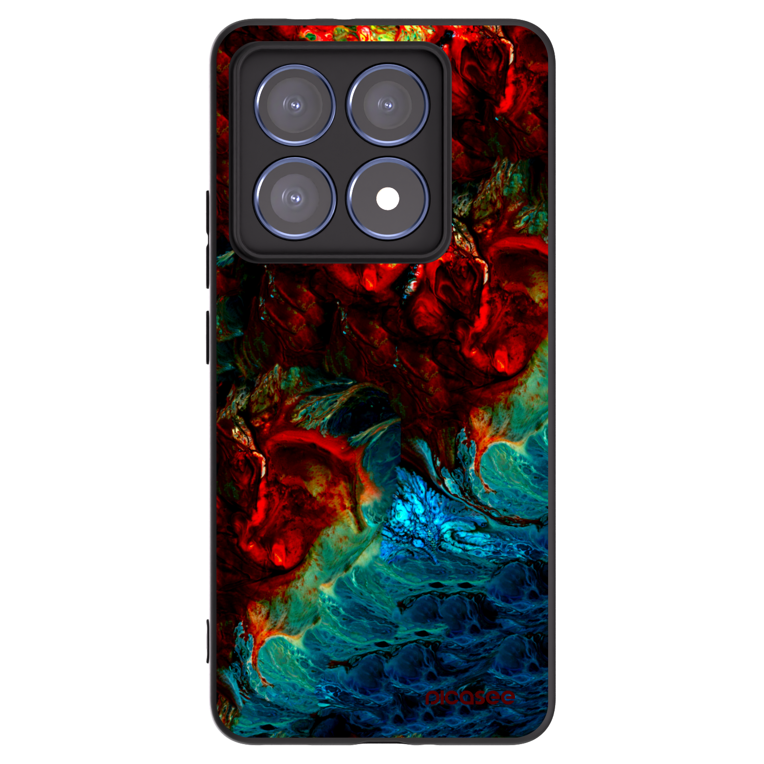 Picasee silikonový černý obal pro Xiaomi 14T Pro - Universe