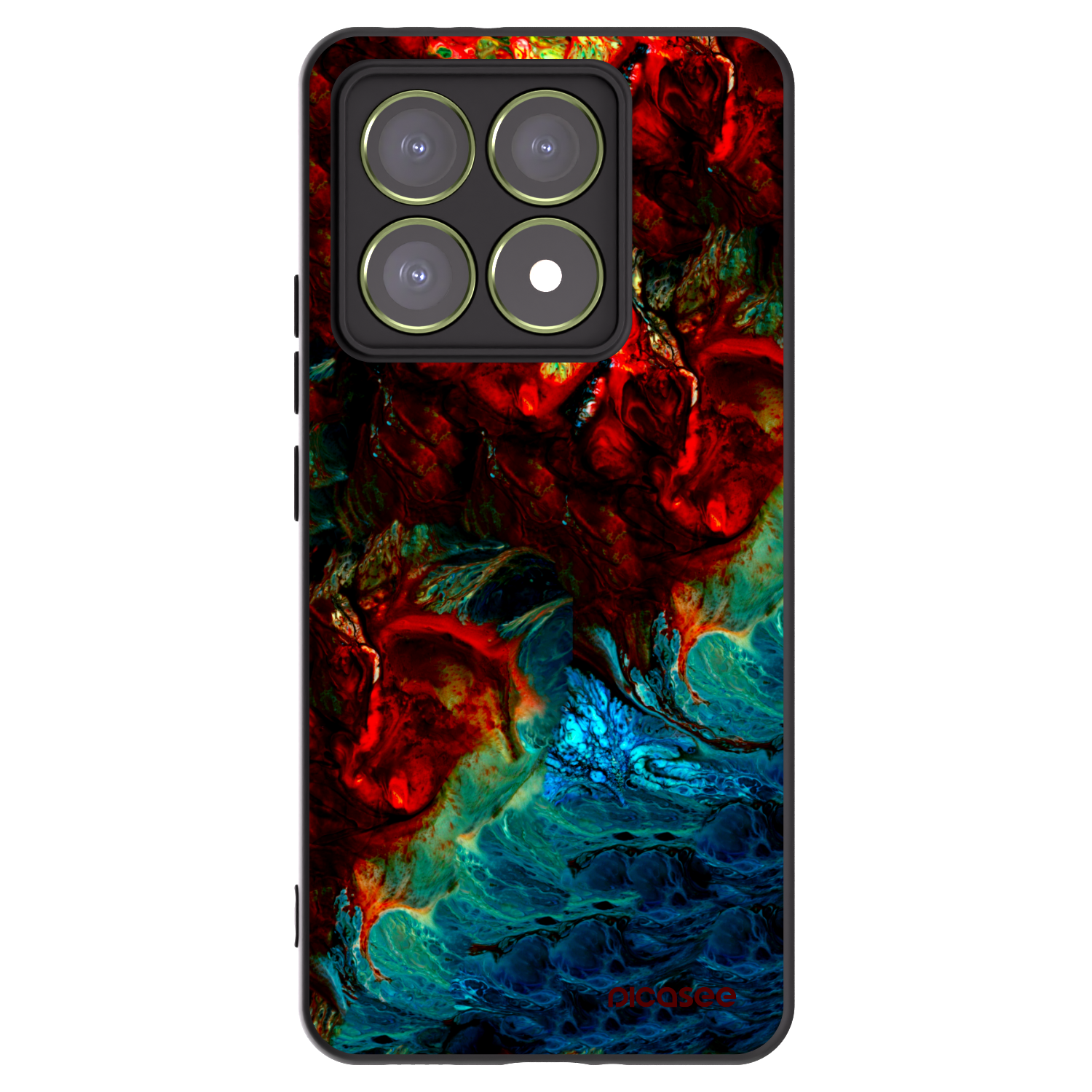 Picasee silikonový černý obal pro Xiaomi 14T - Universe