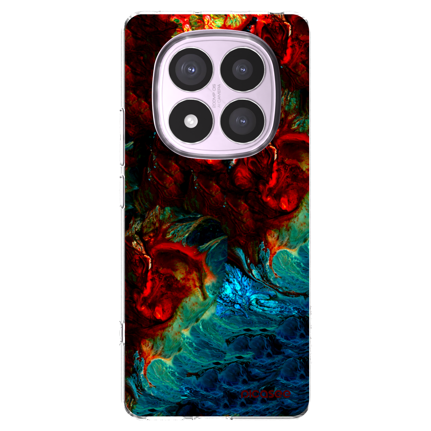 Picasee silikonový průhledný obal pro Xiaomi Redmi Note 14 Pro 5G - Universe