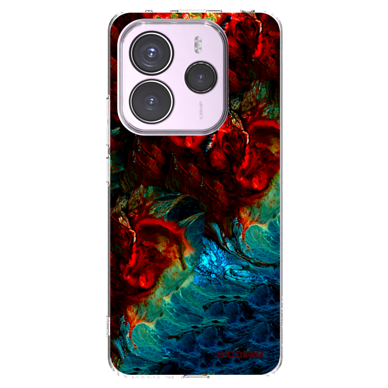Picasee silikonový průhledný obal pro Xiaomi Redmi Note 14 5G - Universe