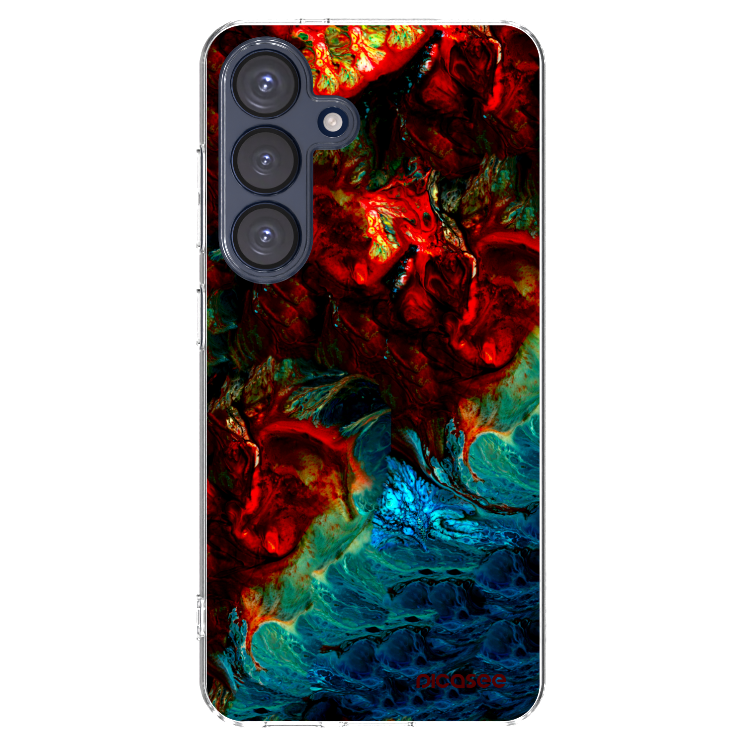 Picasee silikonový průhledný obal pro Samsung Galaxy S25 5G - Universe