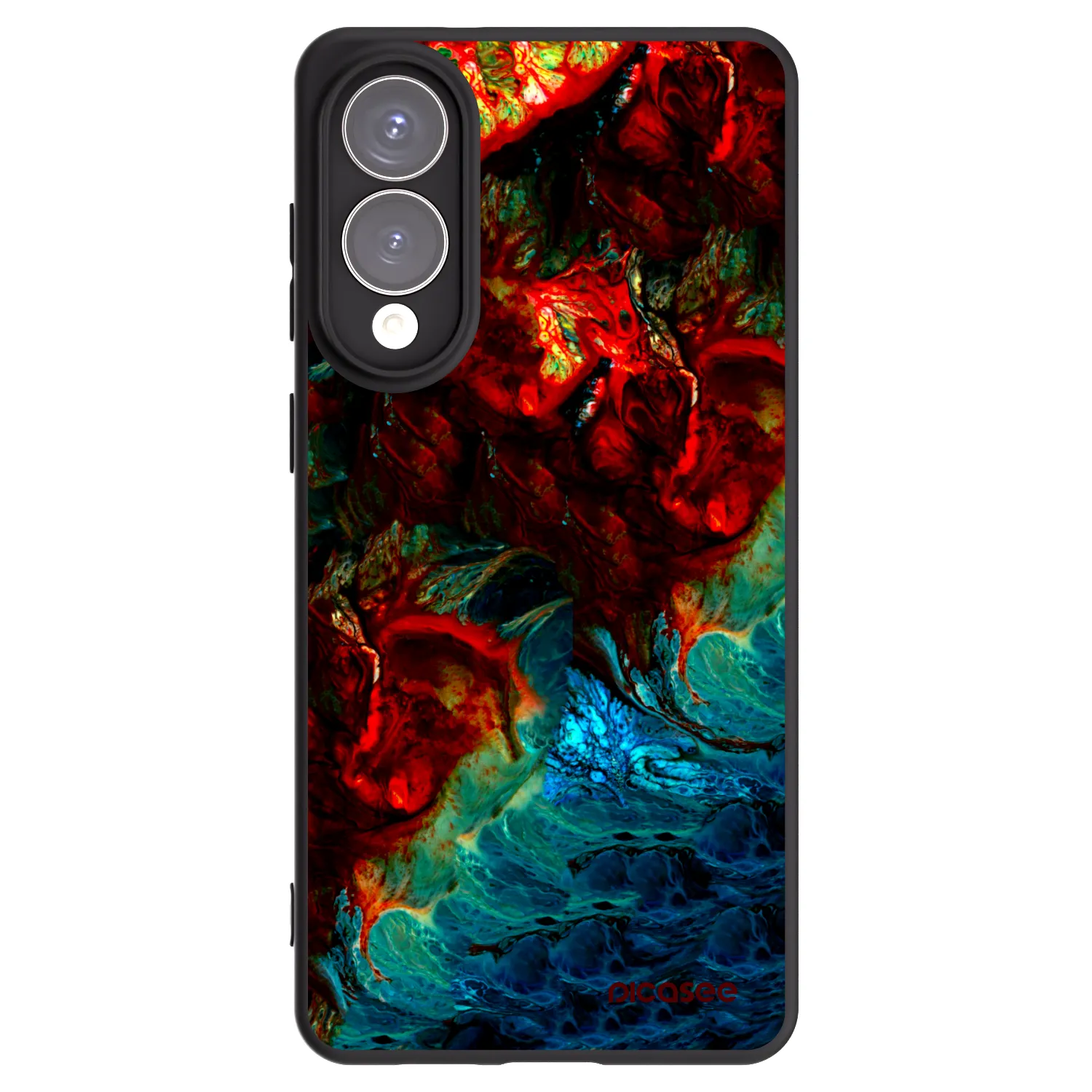 Picasee silikonový černý obal pro Samsung Galaxy S25 Edge 5G - Universe