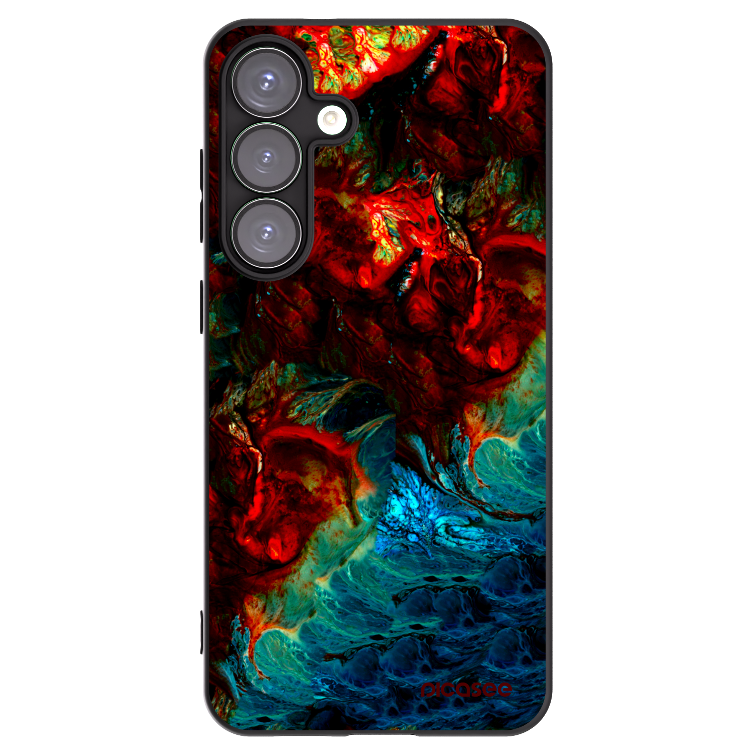 Picasee silikonový černý obal pro Samsung Galaxy S25+ 5G - Universe